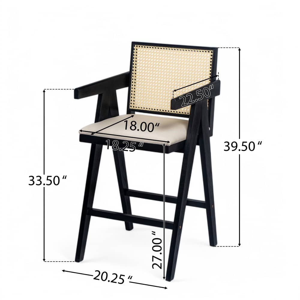 Coolbibila LIAM-STOOLS-BLACK stools - View #3