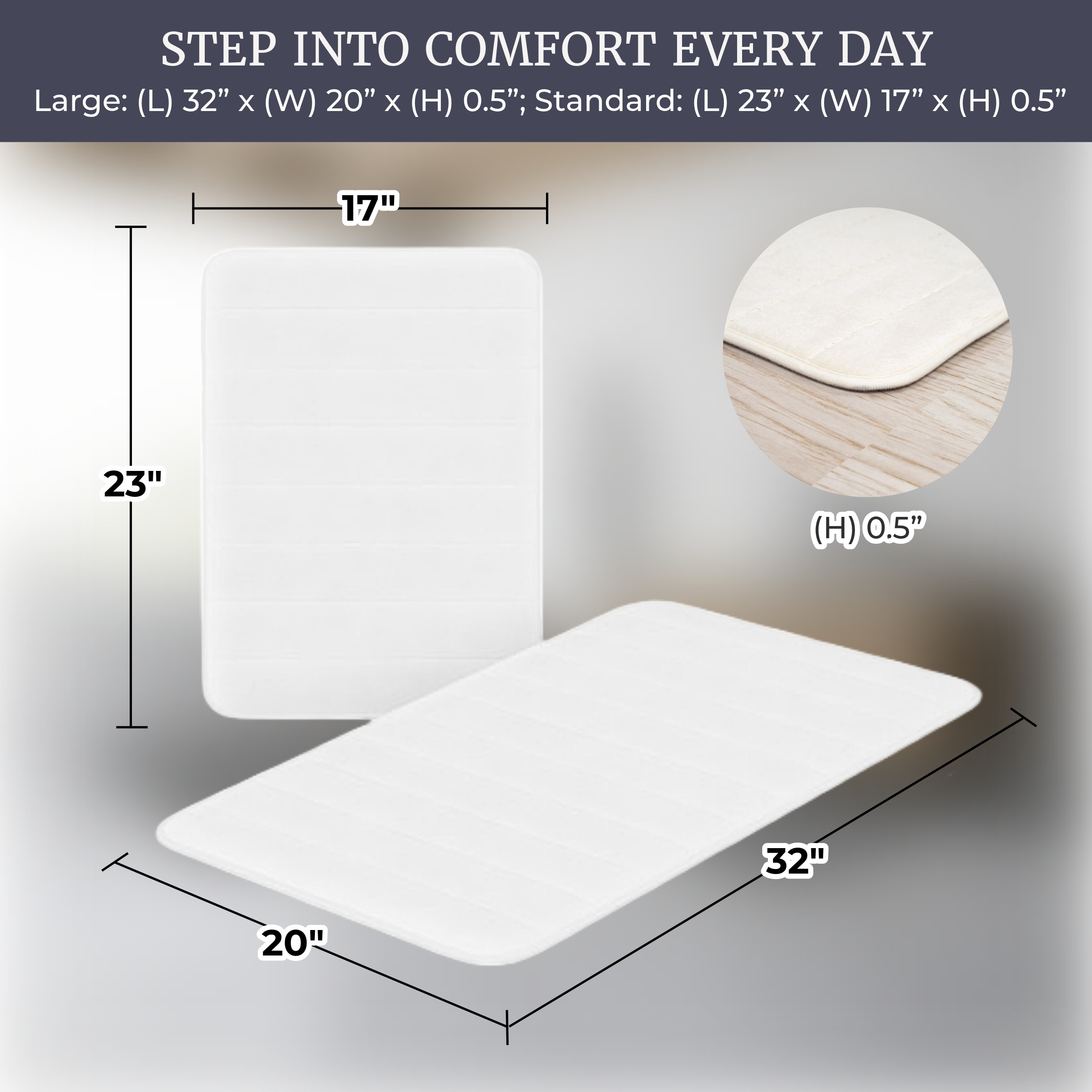 Hastings Home 576055DBO Bath-Rugs - View #3