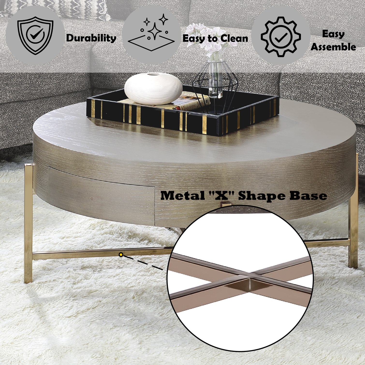 SunJet YCNMXVGP6U2H Coffee-Tables - View #3