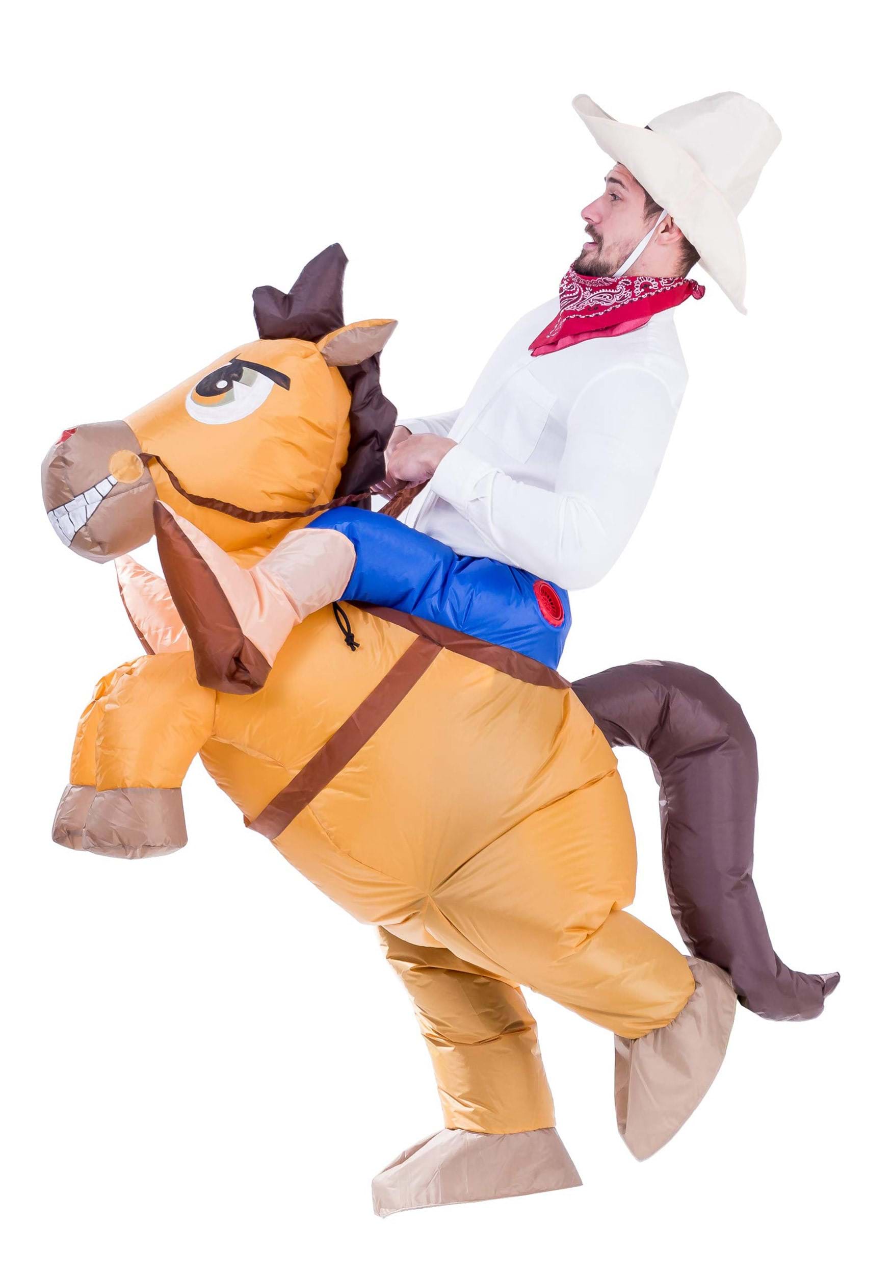 Joyin -  Adult Inflatable Ride-On Horse Costume Standard