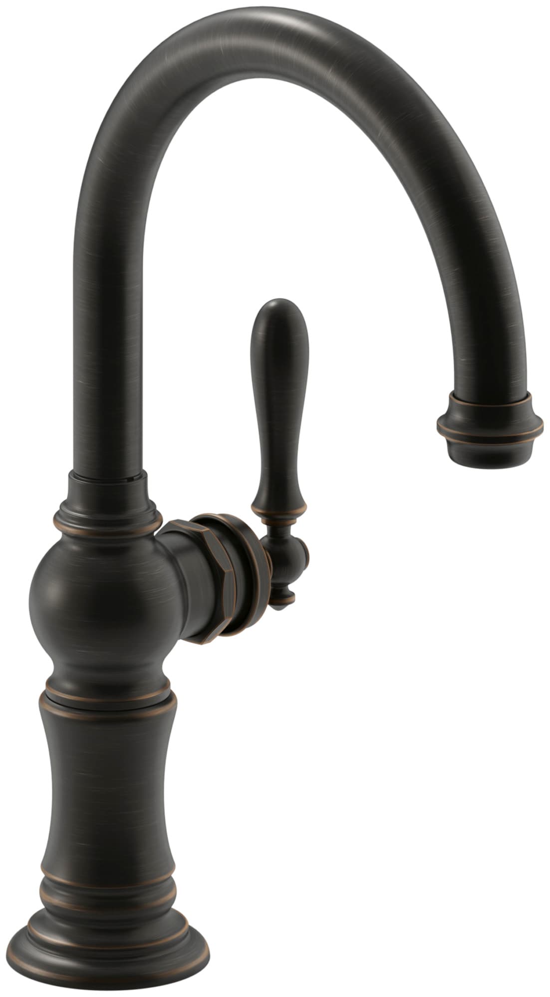 KOHLER 99264-2BZ Artifacts Oil-rubbed bronze Single Handle Deck-mount Kitchen Faucet