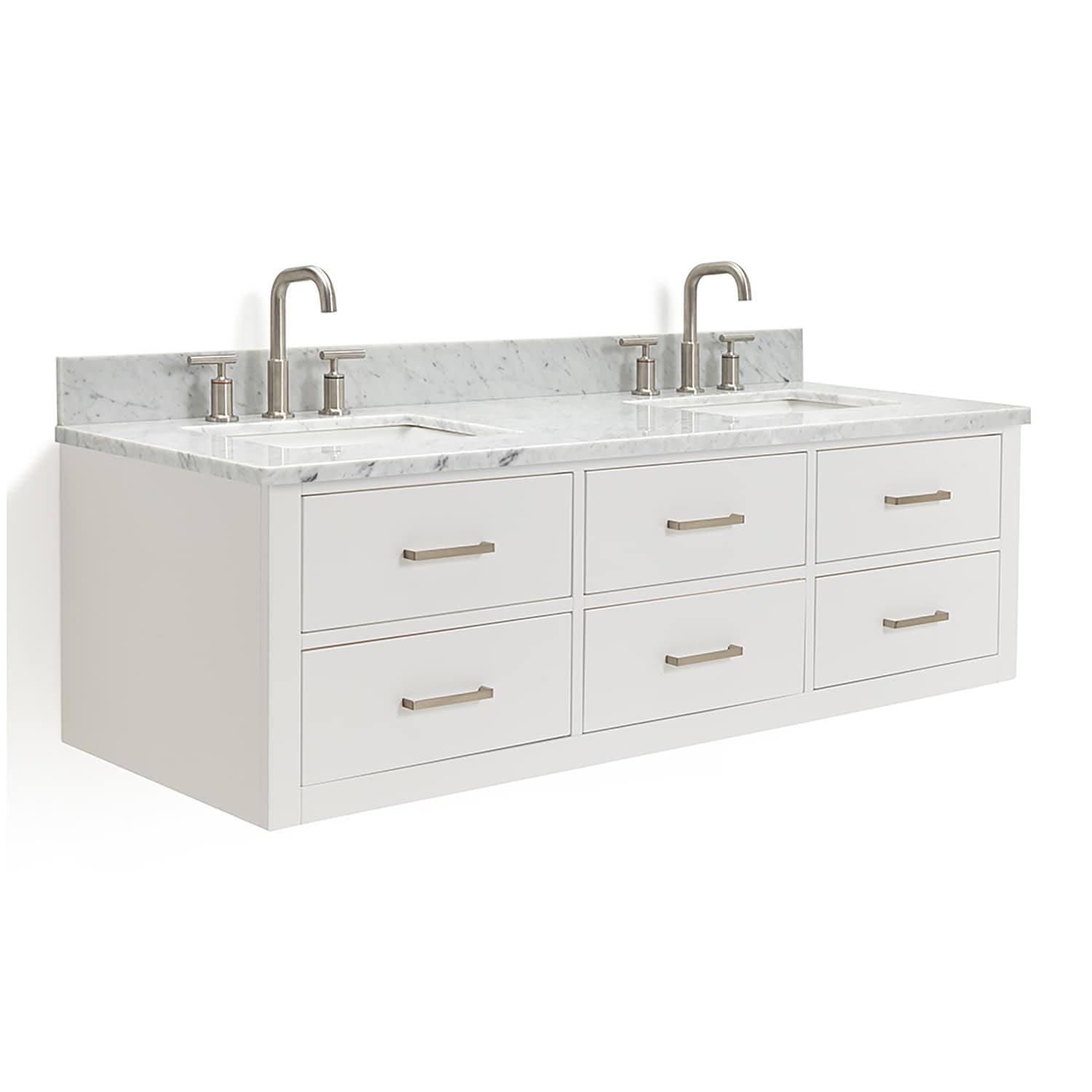ARIEL W061DCW2RVOWHT Bath-Vanity-Combo - View #3