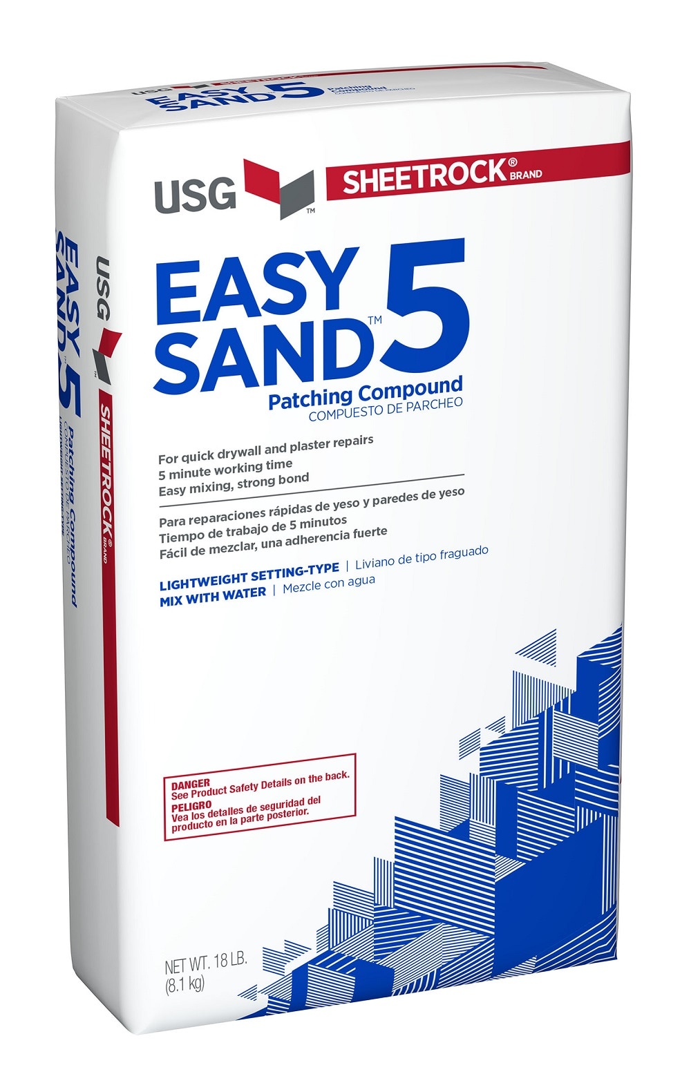 ley esconder Edad adulta SHEETROCK Brand Easy Sand 18-lb Lightweight Drywall Joint Compound in the  Drywall Joint Compound department at Lowes.com