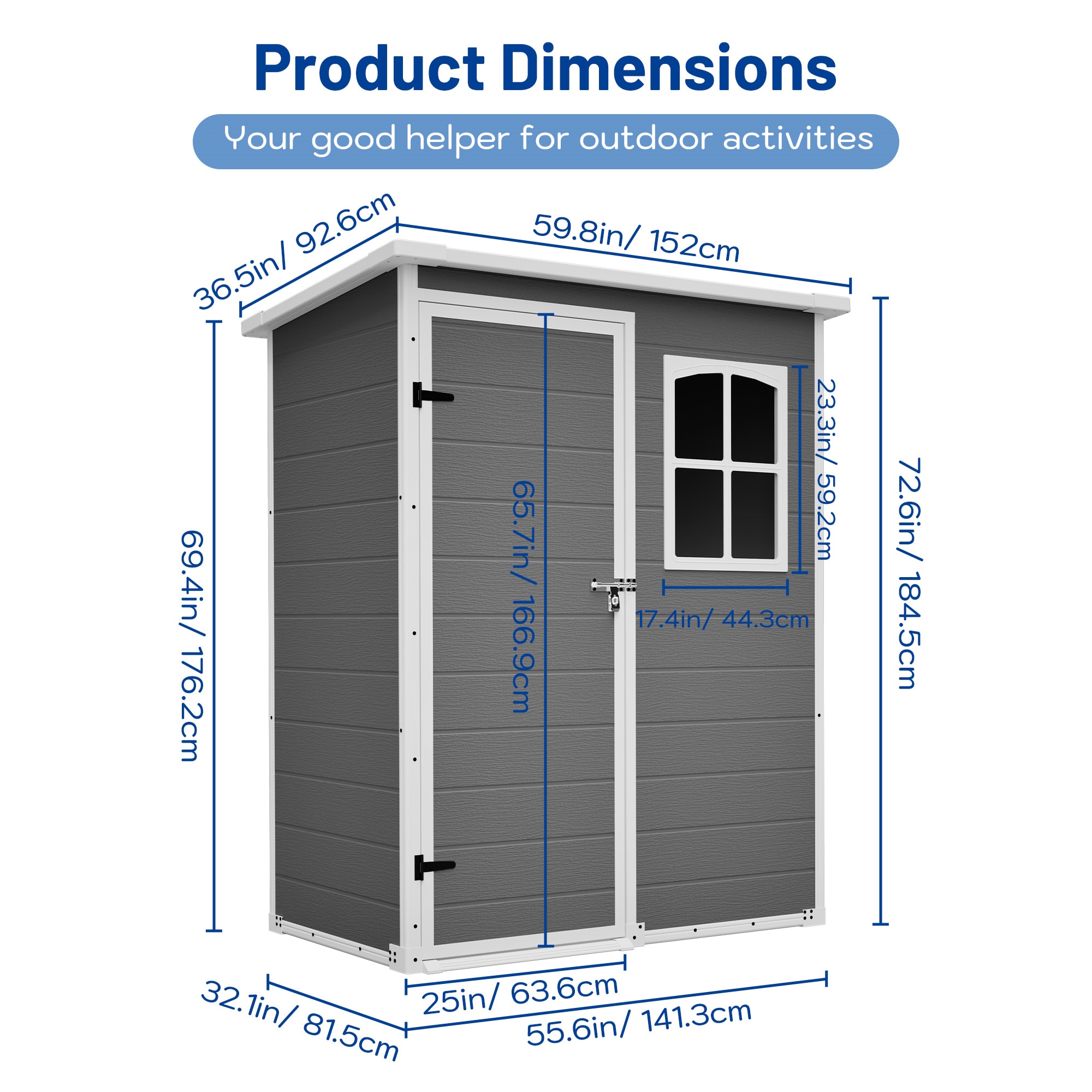 BABOOM BOM-185251-OR Vinyl-Resin-Storage-Buildings - View #5