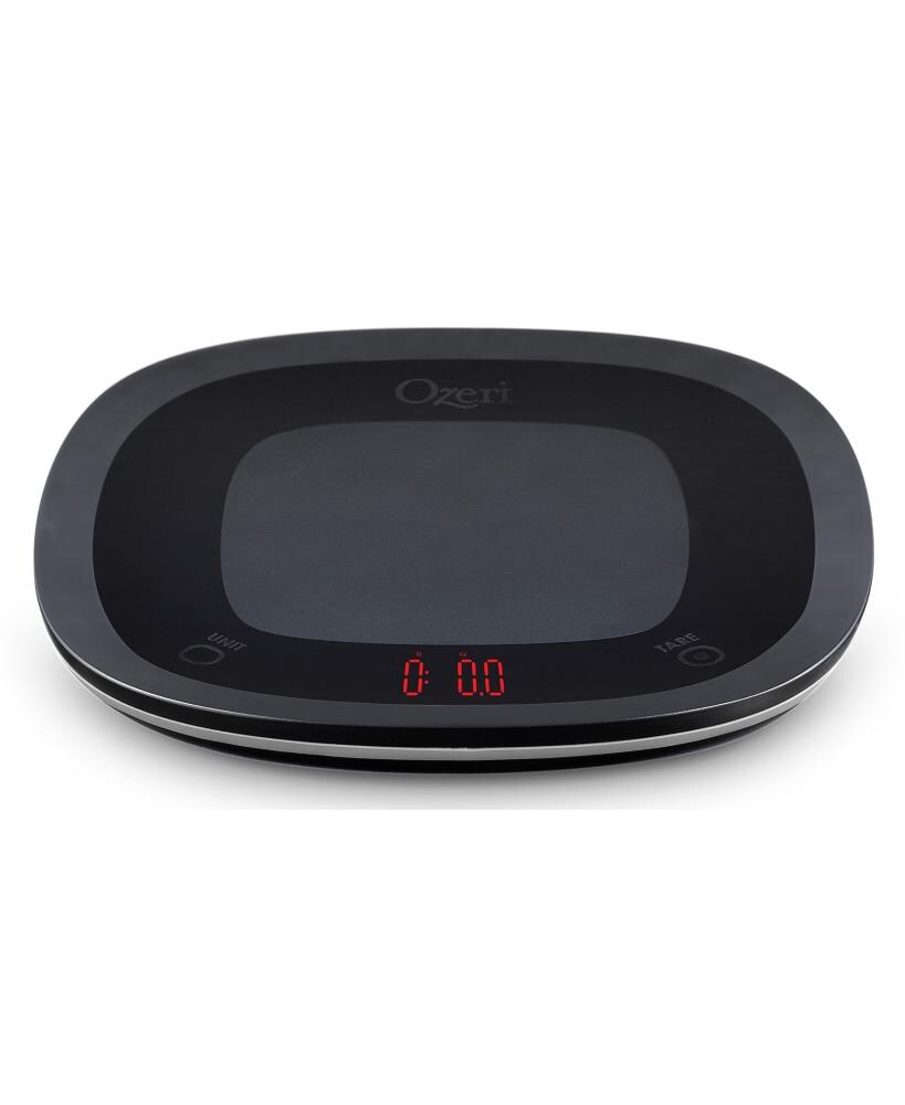 Ozeri Touch Waterproof Digital Kitchen Scale Washable and Submersible, Black