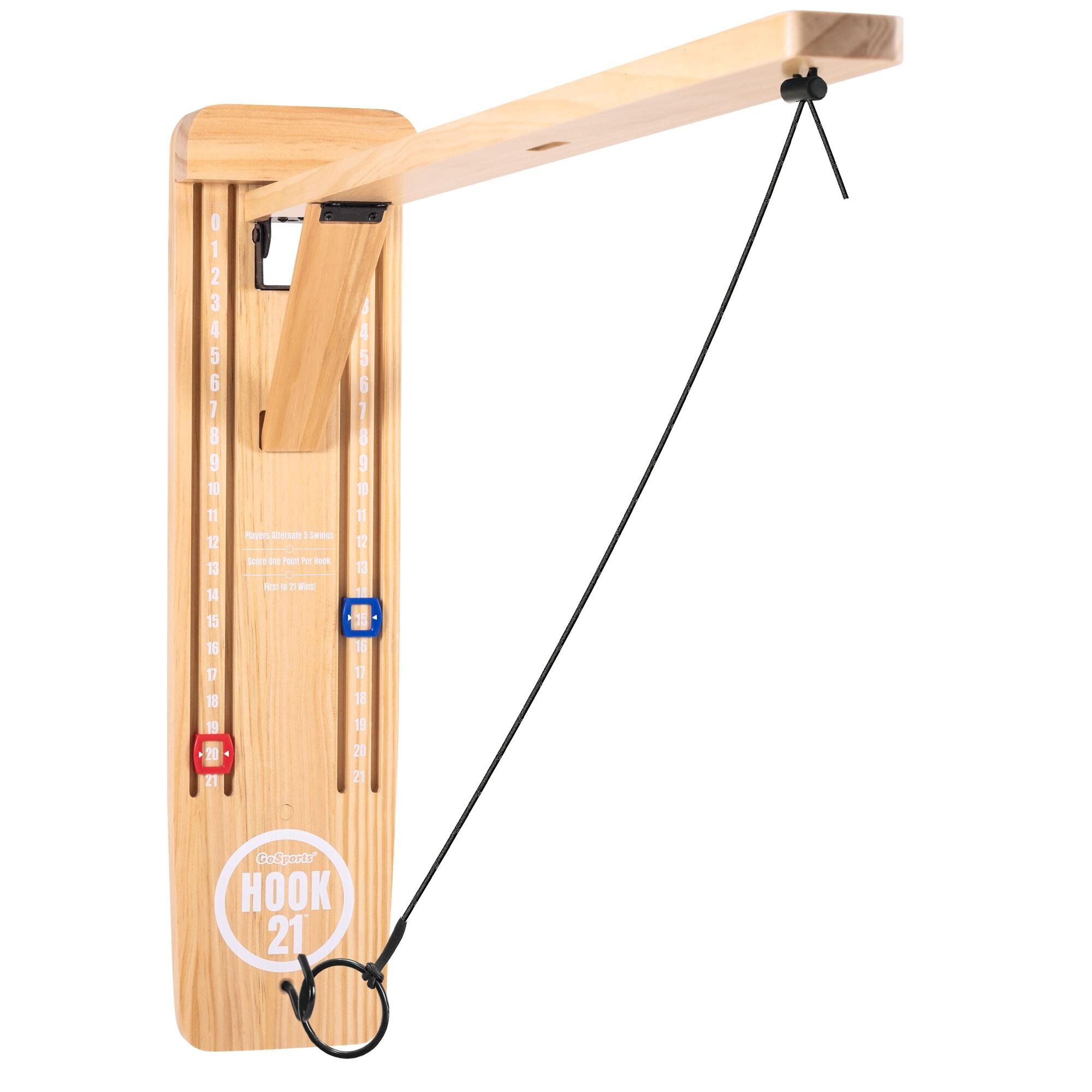 GoSports Indoor/Outdoor Wood Hook/Ring Toss in the Party Games department  at