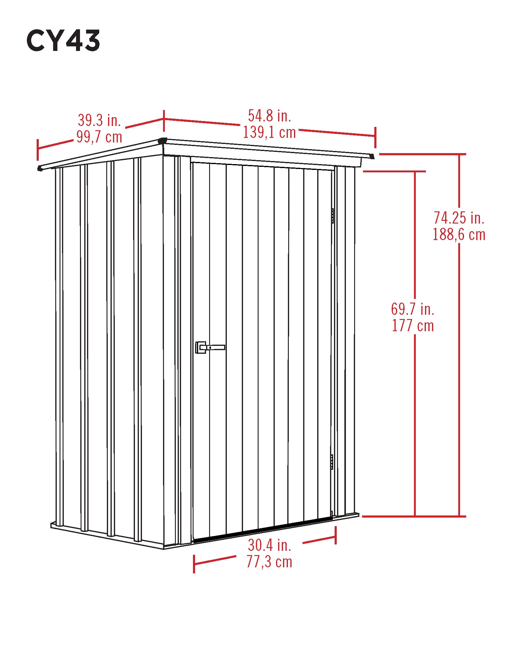 Arrow CY43JB22 Metal-Storage-Buildings-Sheds - View #14