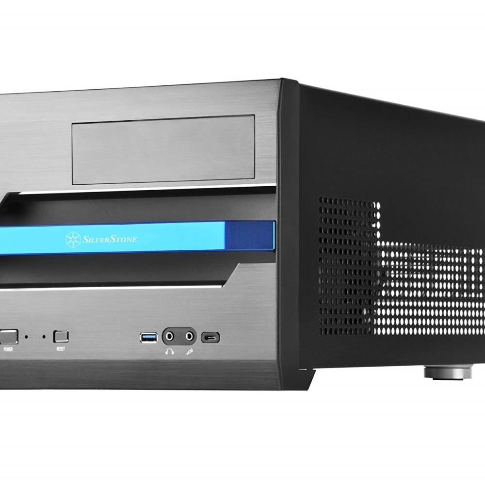 SilverStone SVSTT1637  Technologies SG12B-V2 Aluminum Micro-ATX Small Form Factor, Black