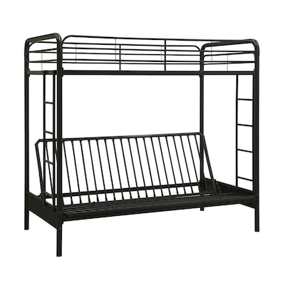 Over Futon Bunk Bed In The Beds, Black Metal Frame Futon Bunk Beds