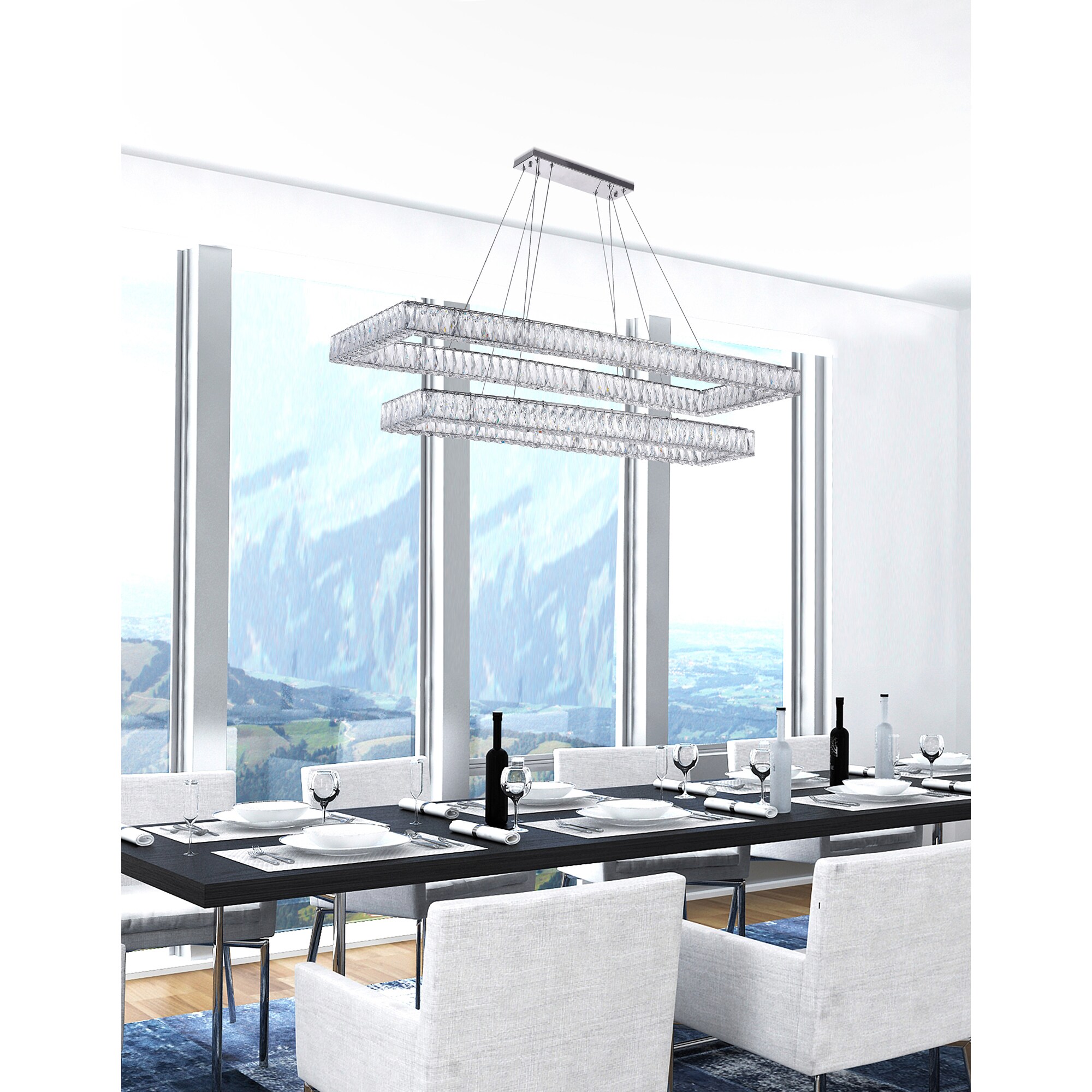 CWI Lighting 1084P52-601-RC-2C Pool-Table-Lighting - View #8