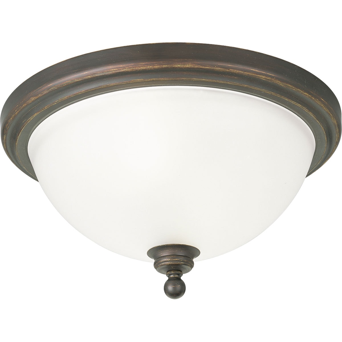 Progress Lighting P3312-20 Madison 2 -Light 15.75-in Antique Bronze Flush Mount Light