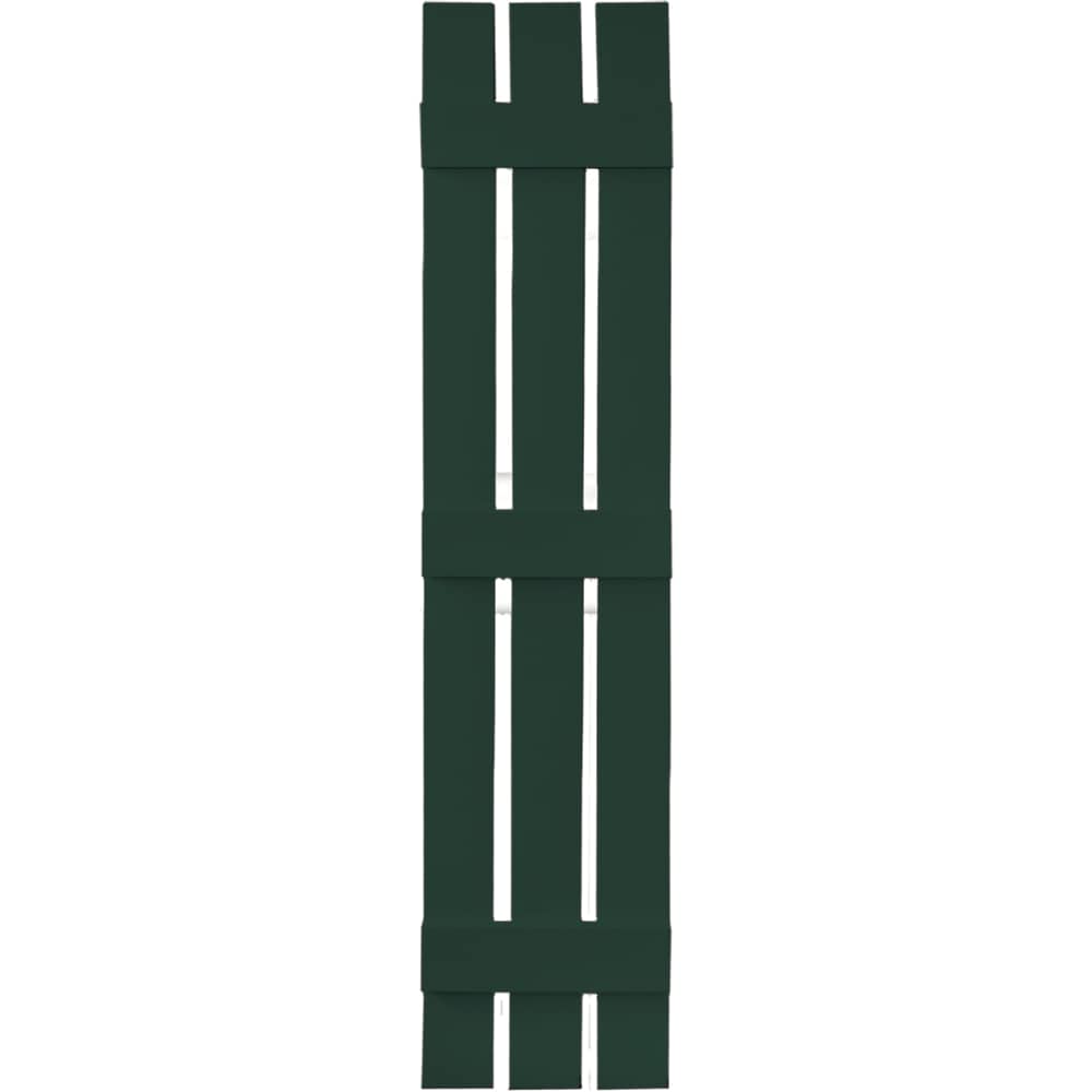 Vantage V5371259122 11.875-in W x 58.75-in H Midnight Green Spaced Exterior Shutters