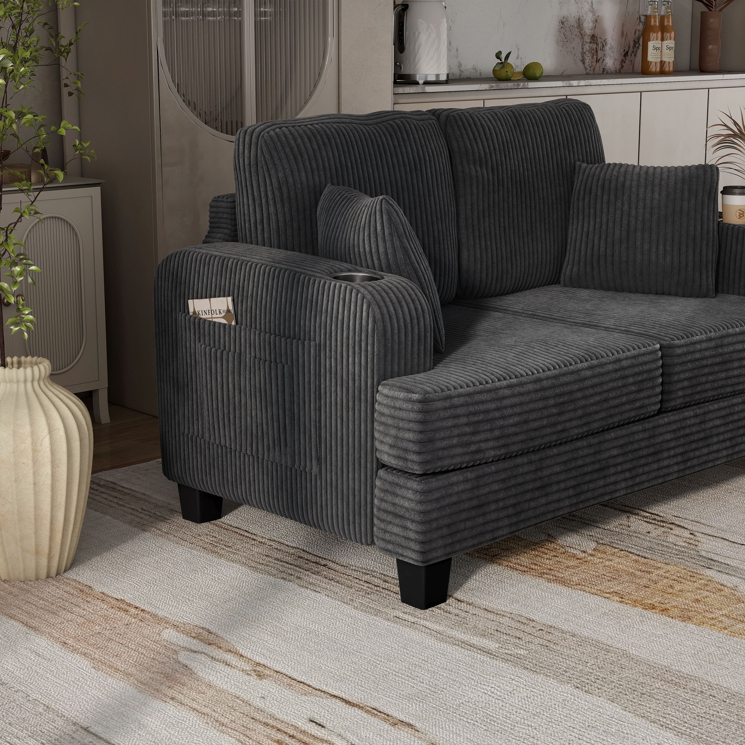 Furniture of America IDF-SL6932DG-LV Sofas-Loveseats - View #8