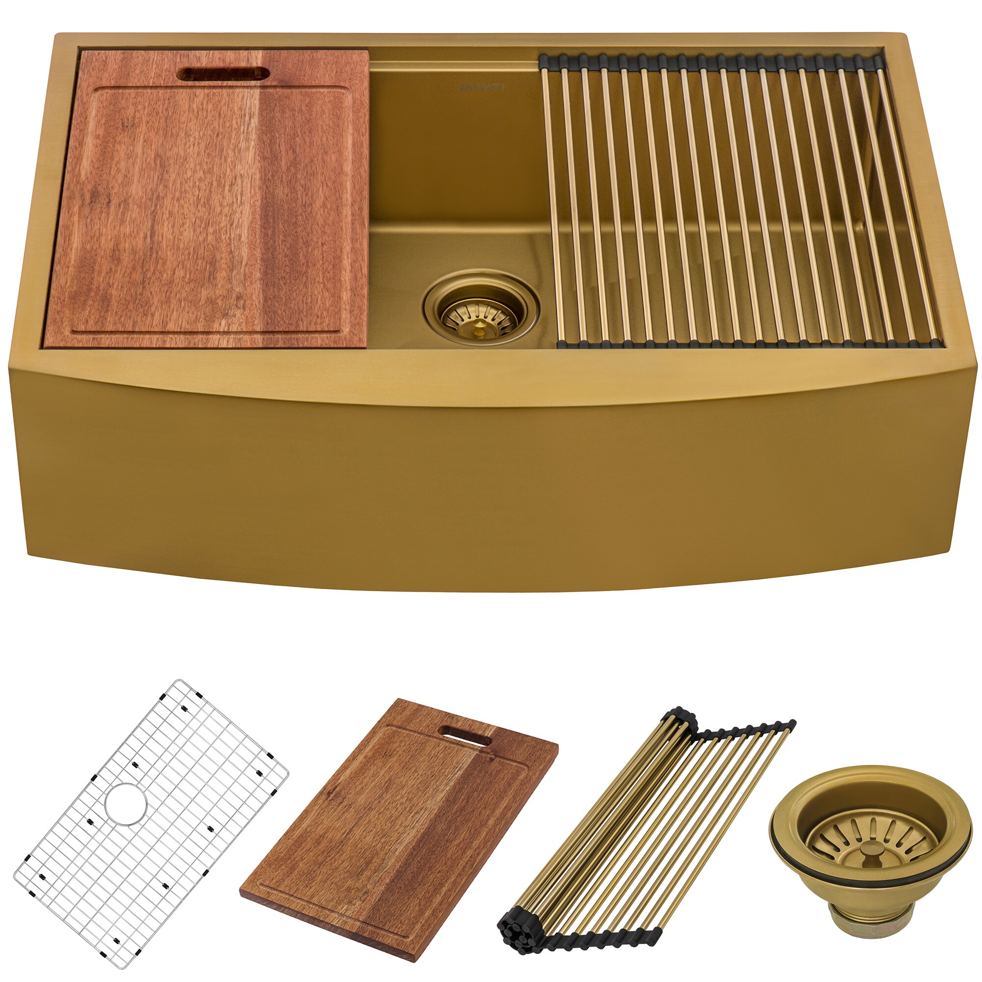 Ruvati RVH9106GG Kitchen-Sinks - View #4