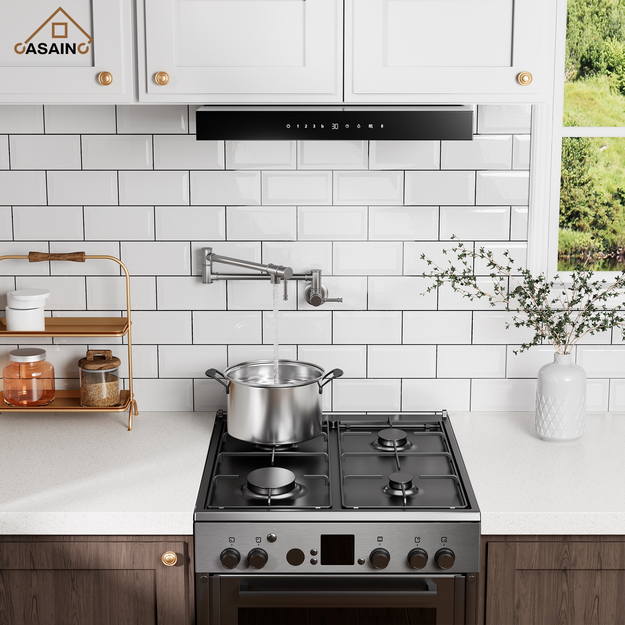 CASAINC KCLT0058-BN Kitchen-Faucets - View #2