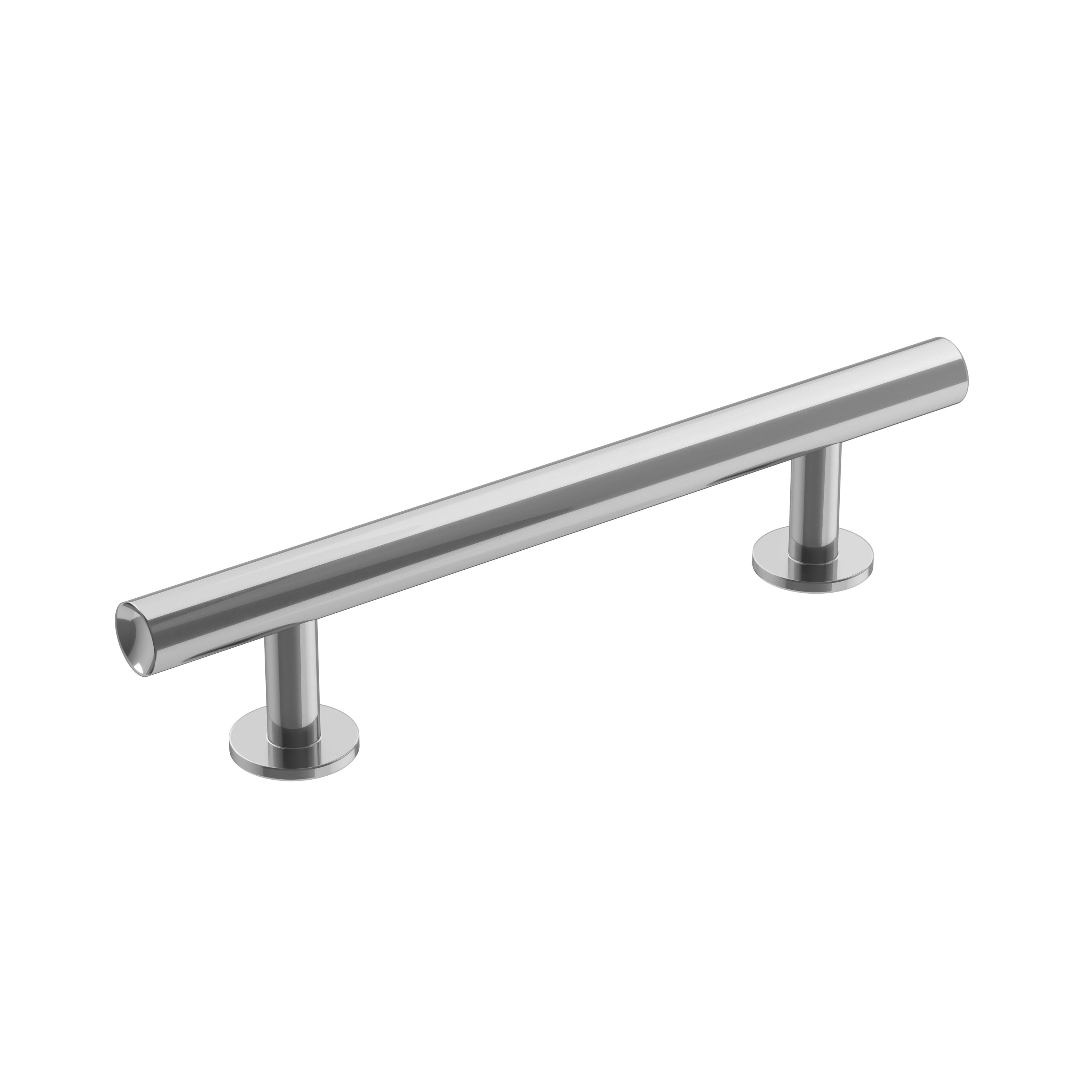 Amerock BP3686526 Radius 3-3/4-in , 96mm Center to Center Polished Chrome Cylindrical Bar