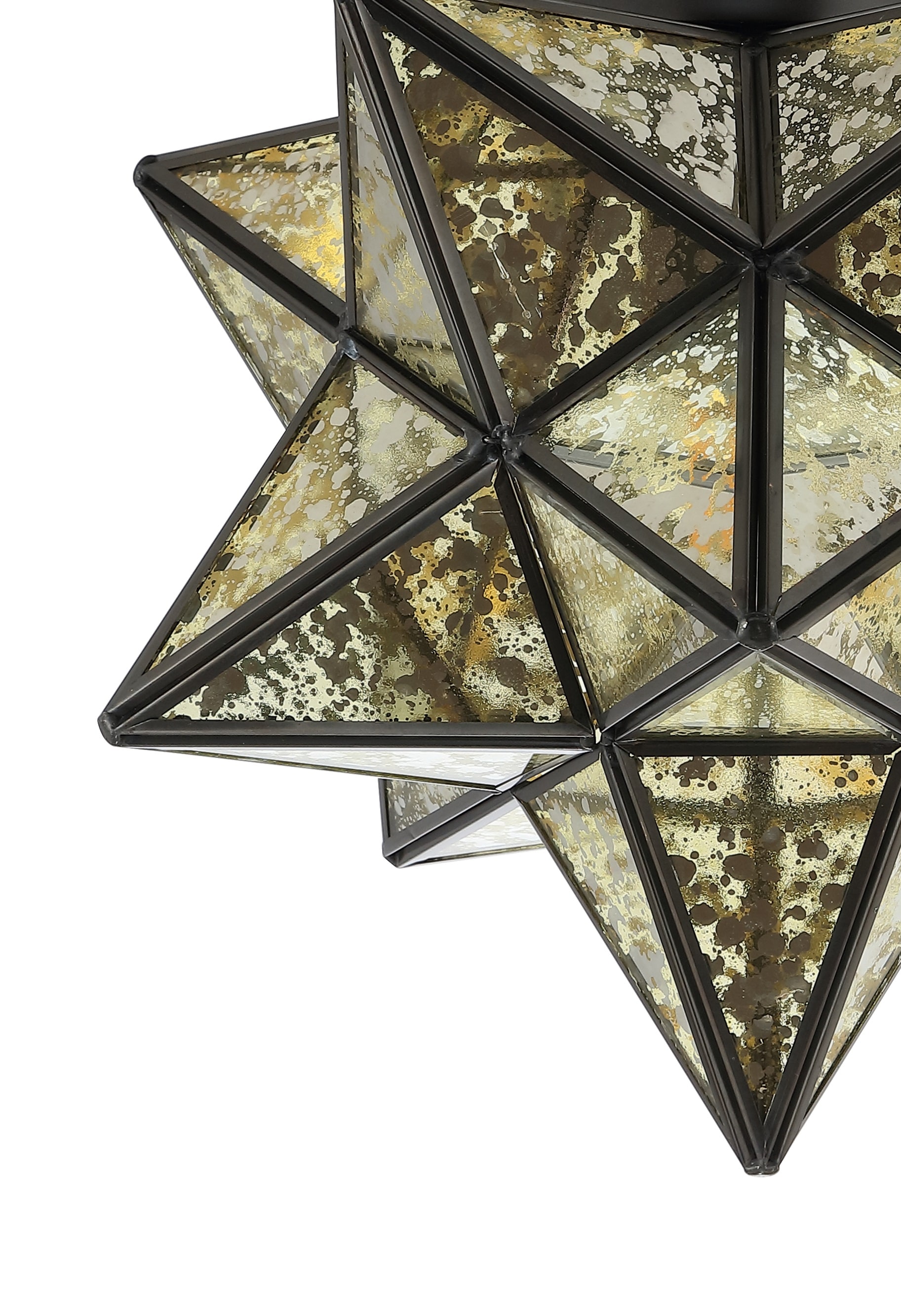 Stella 12" Moravian Star LED Flush Mount in Oil Rubbed Bronze