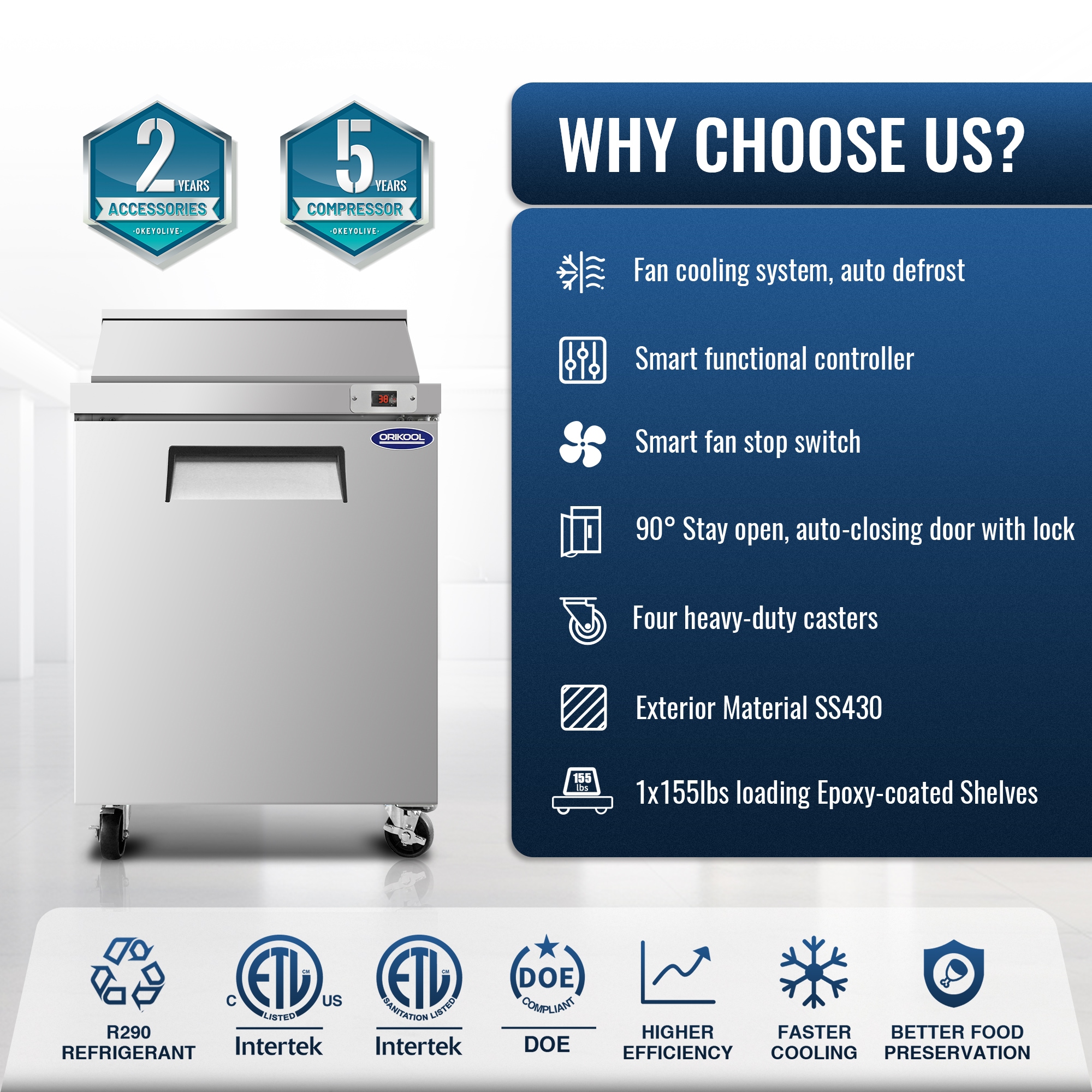 Xspracer ML-CR121 Refrig-Prep-Tables - View #8