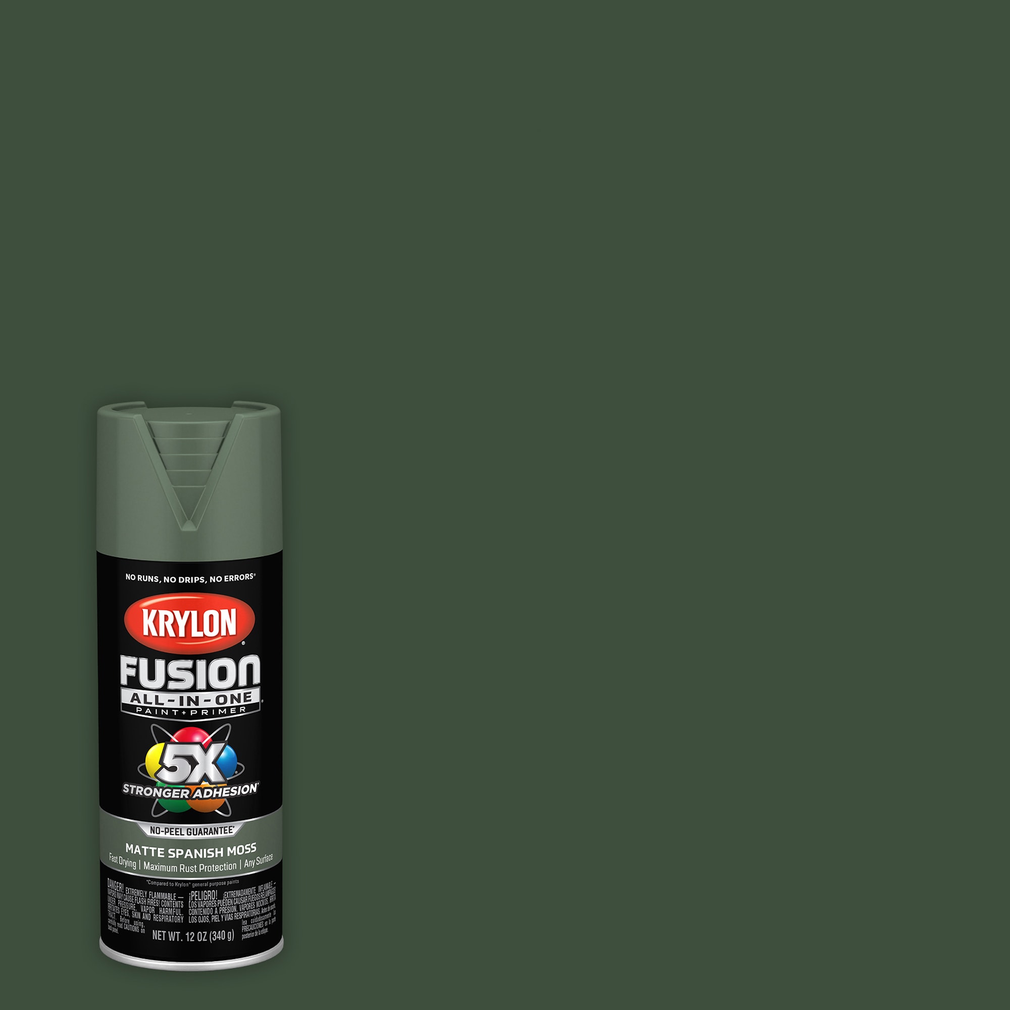 Krylon® Fusion All-In-One™ Flat Black Primer Spray Paint & Primer, 12 oz -  Harris Teeter