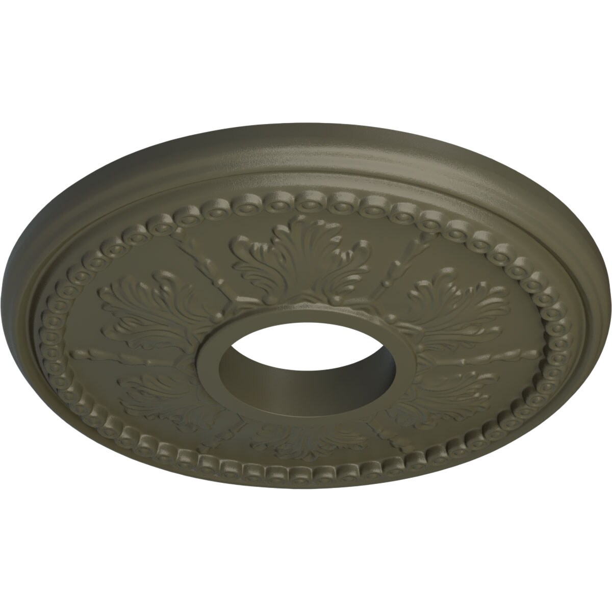 Ekena Millwork CM13TIWHF Ceiling-Medallions - View #2