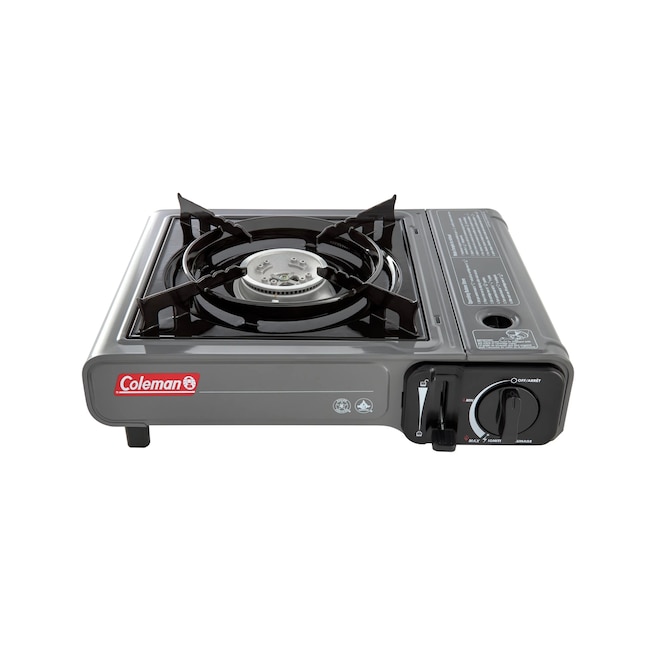Coleman 1-Burner Propane Electronic Steel Outdoor Stove in the