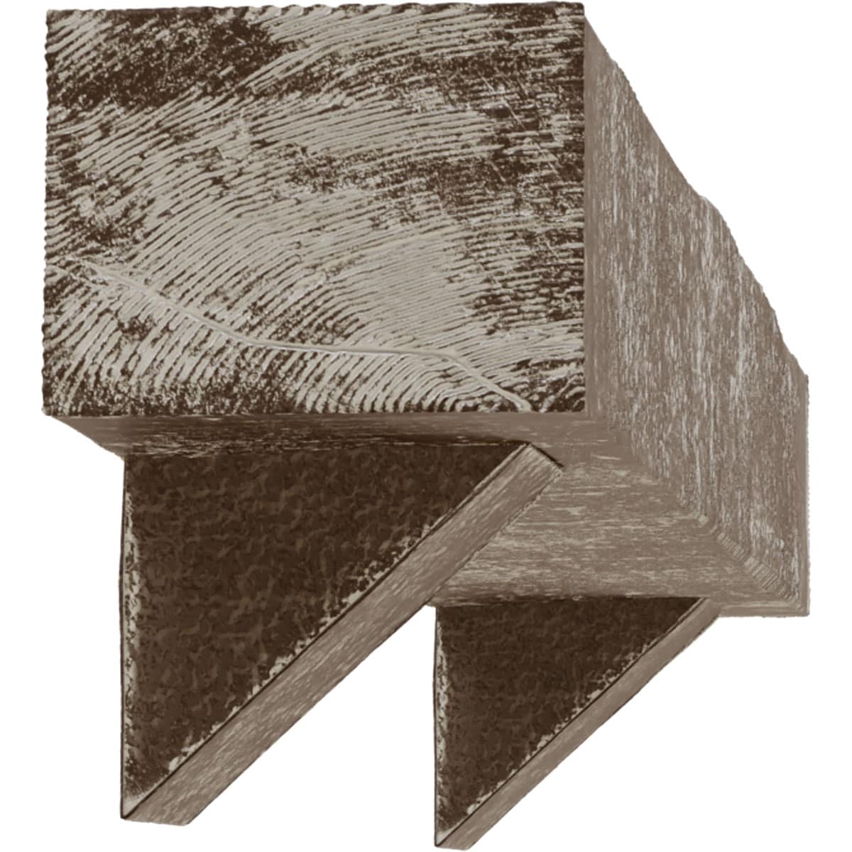 Ekena Millwork MANURC06X08X72BKVM Mantel-Shelves - View #4