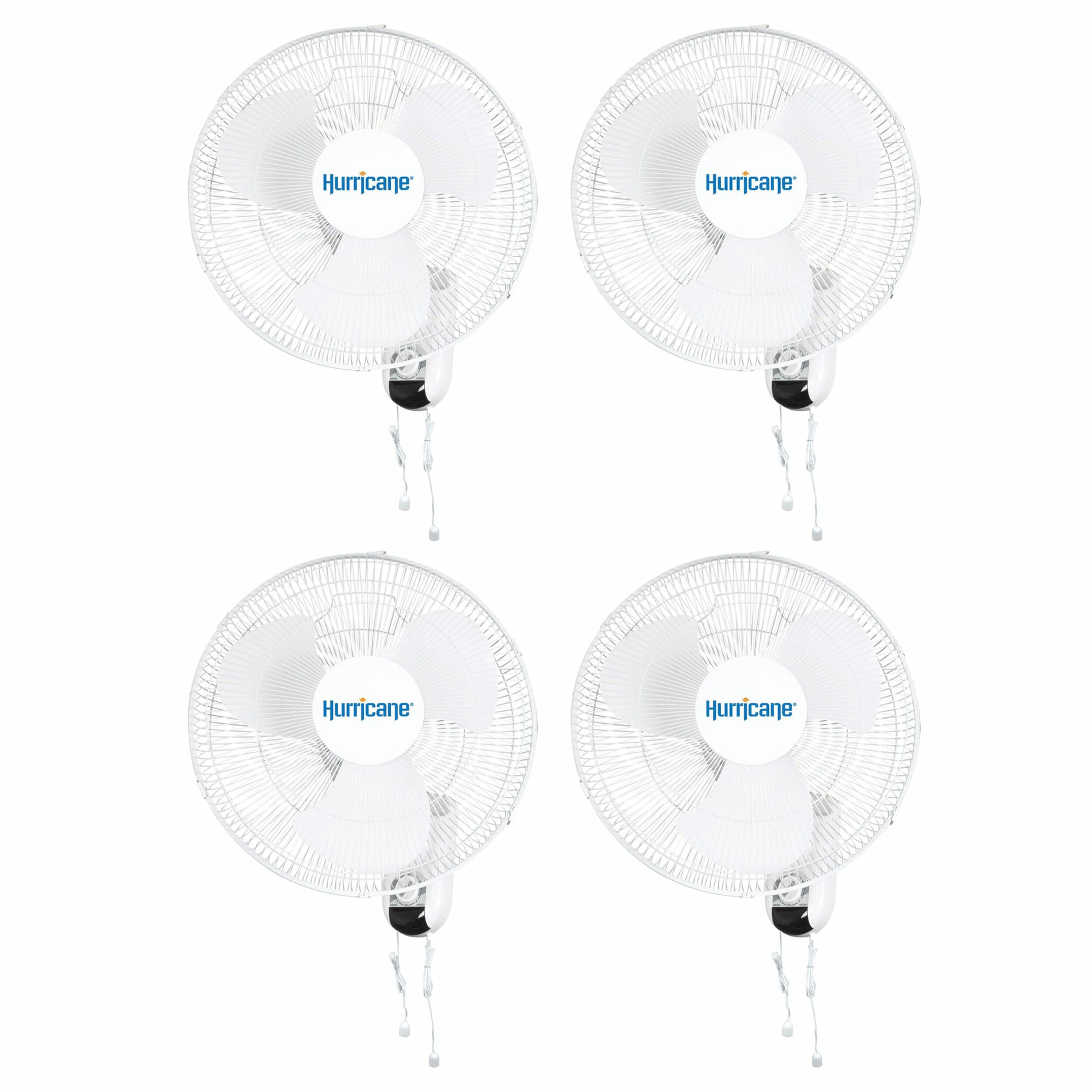 Hurricane 404039 Oscillation Indoor White Wall Mounted Fan