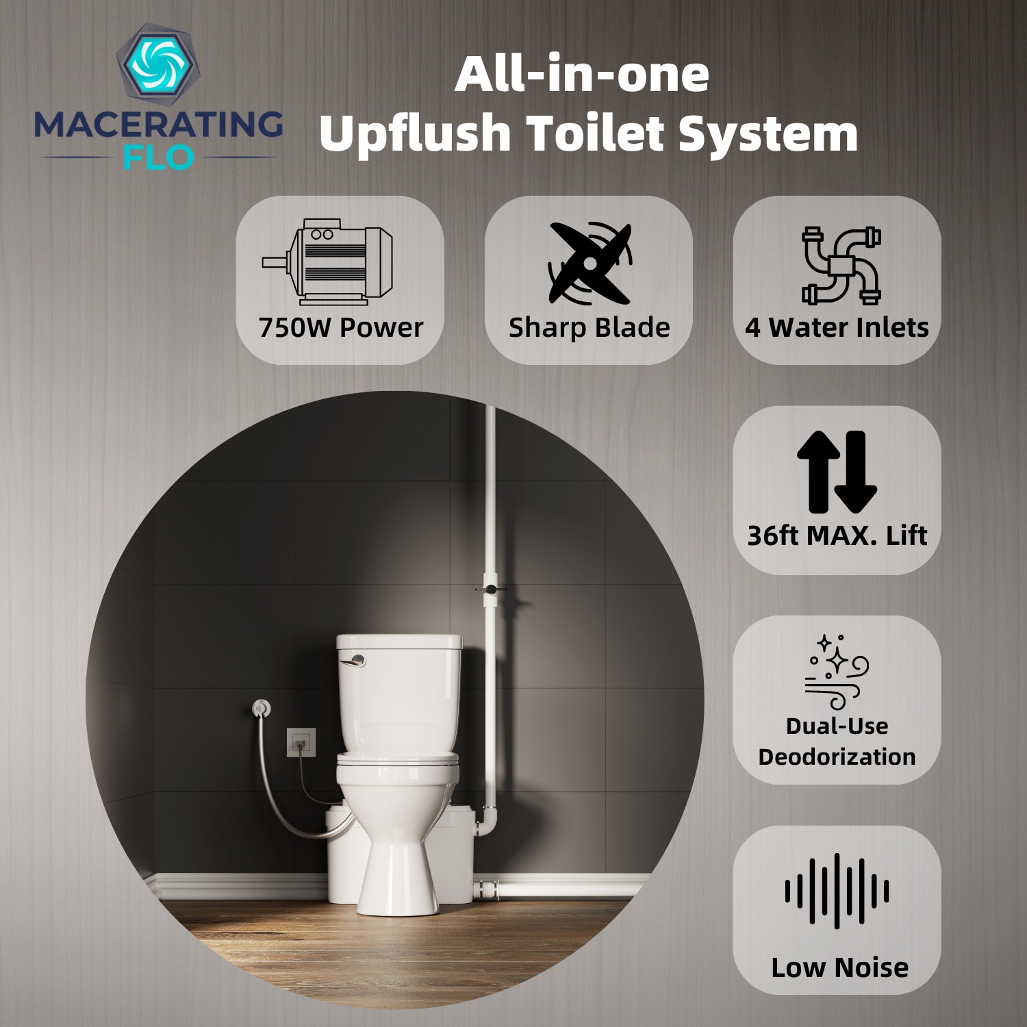 Maceratingflo LSMF750T01 toilets - View #5