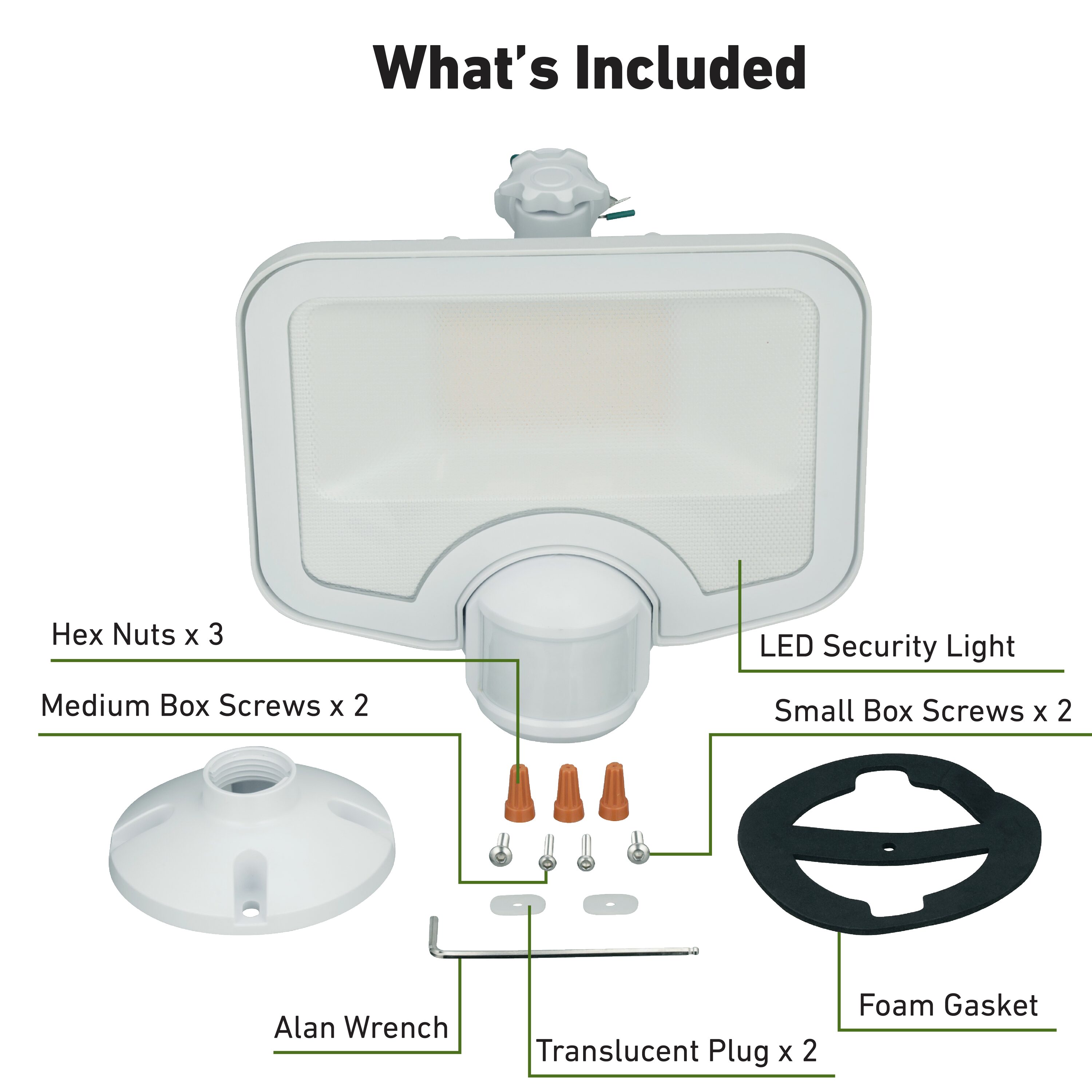 Good Earth Lighting SE1356-WH3-02LF4-G Motion-Activated-Floodlights - View #5
