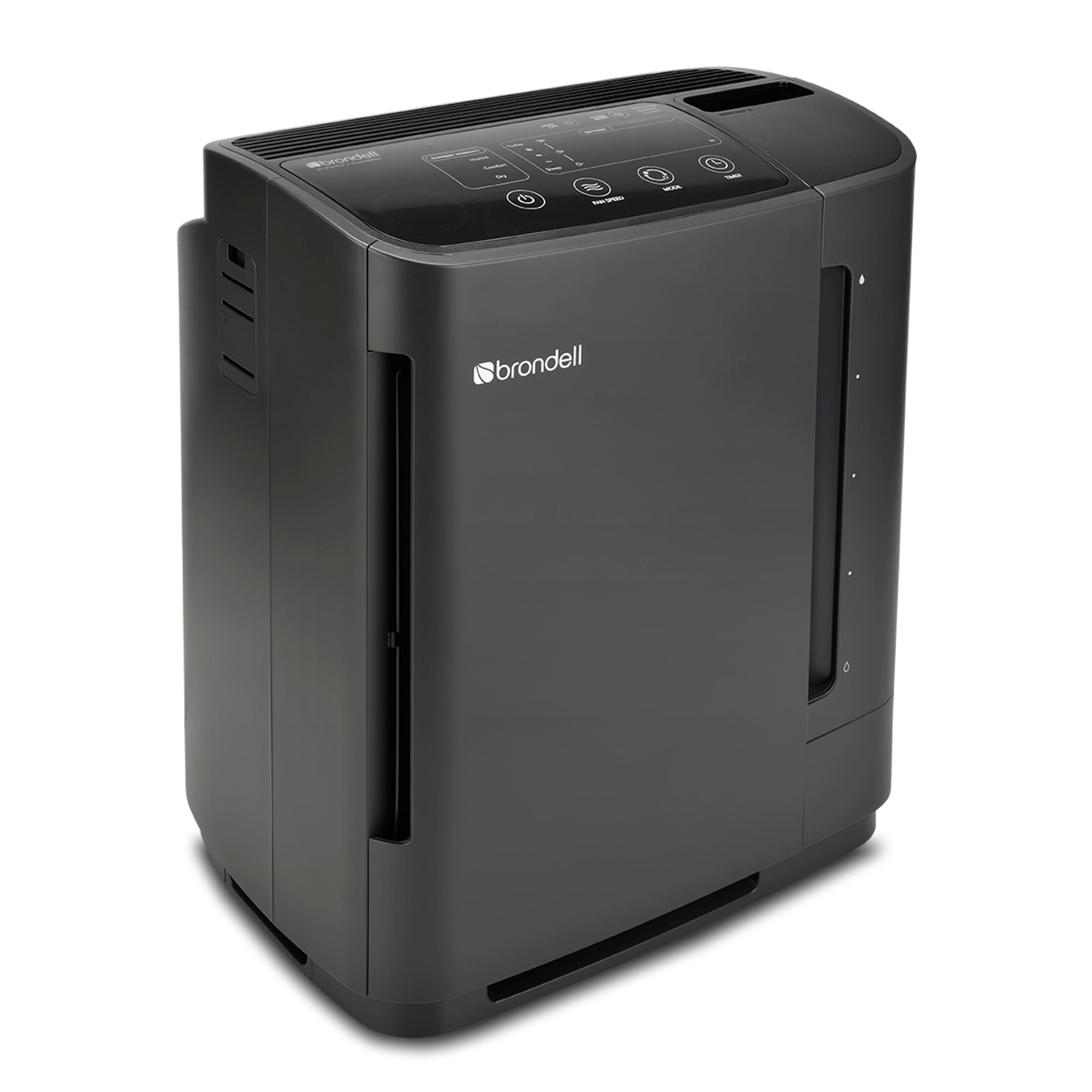 Brondell O2+ Revive 5-Speed Black True HEPA Air Purifier (Covers, 627.5-sq ft) PR50-B Sansujyuku sansujyuku.com