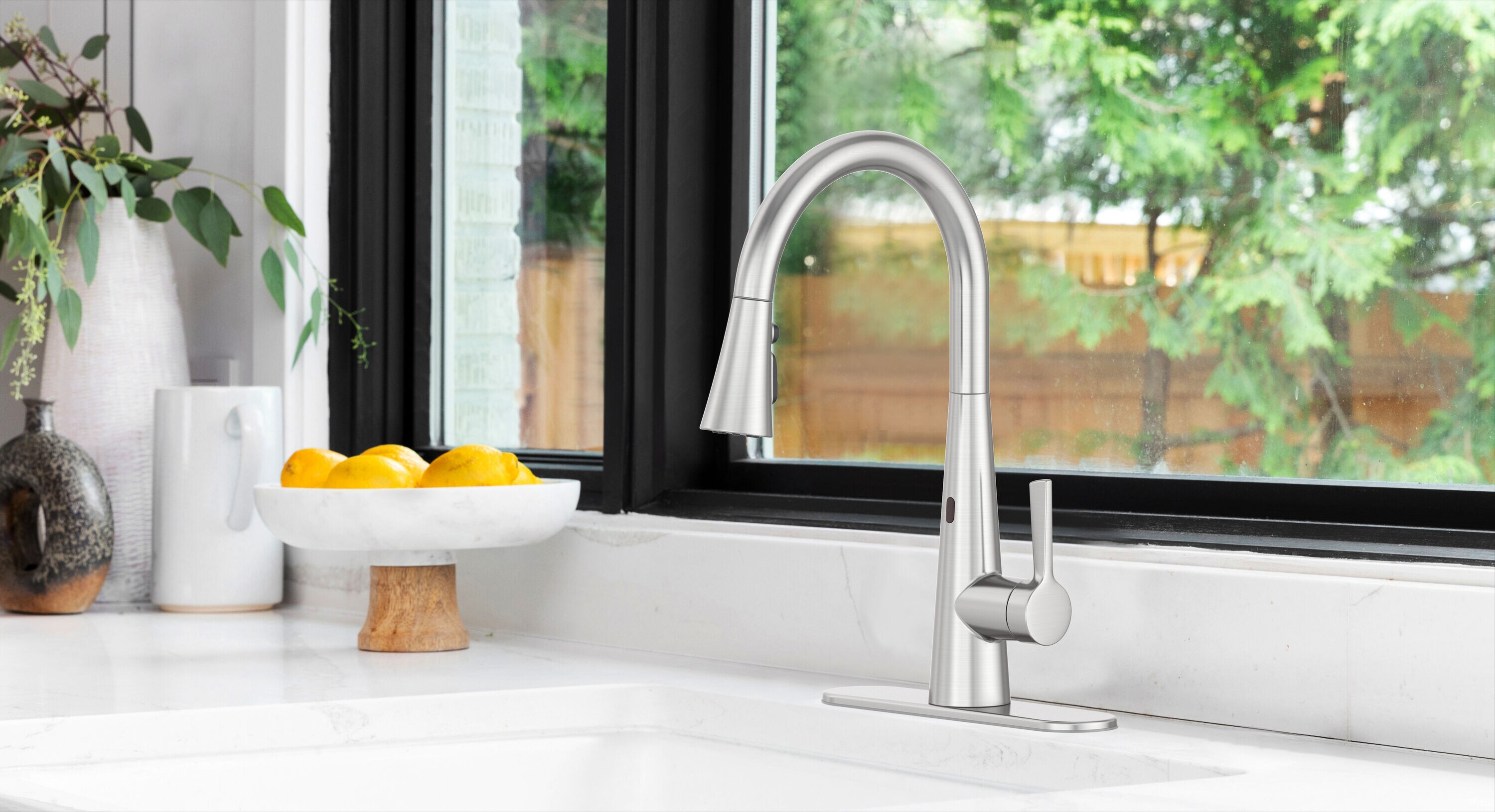 allen + roth 67947W-133402 Kitchen-Faucets - View #4