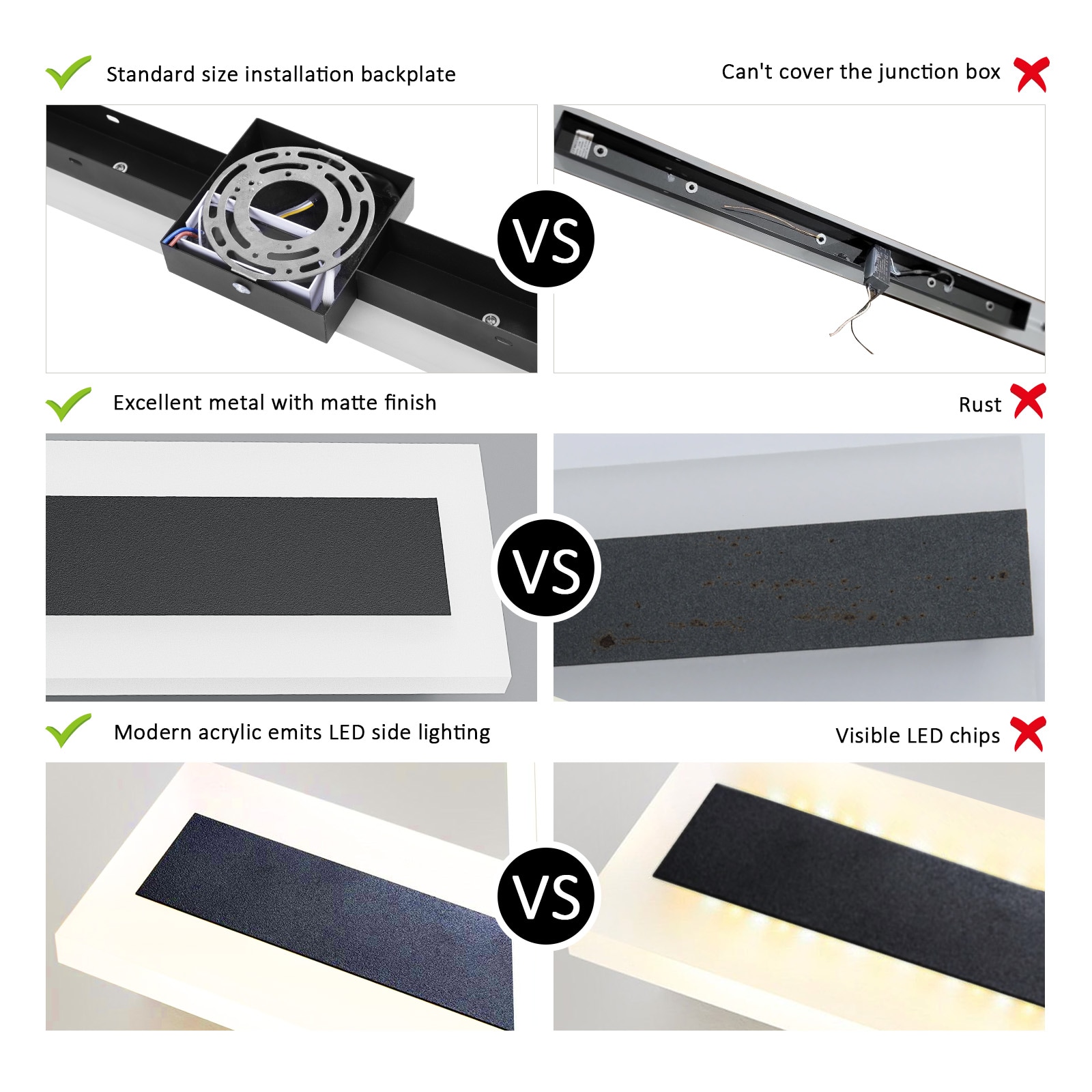LamQee 06FTL0150FBK Outdoor-Wall-Lighting - View #4