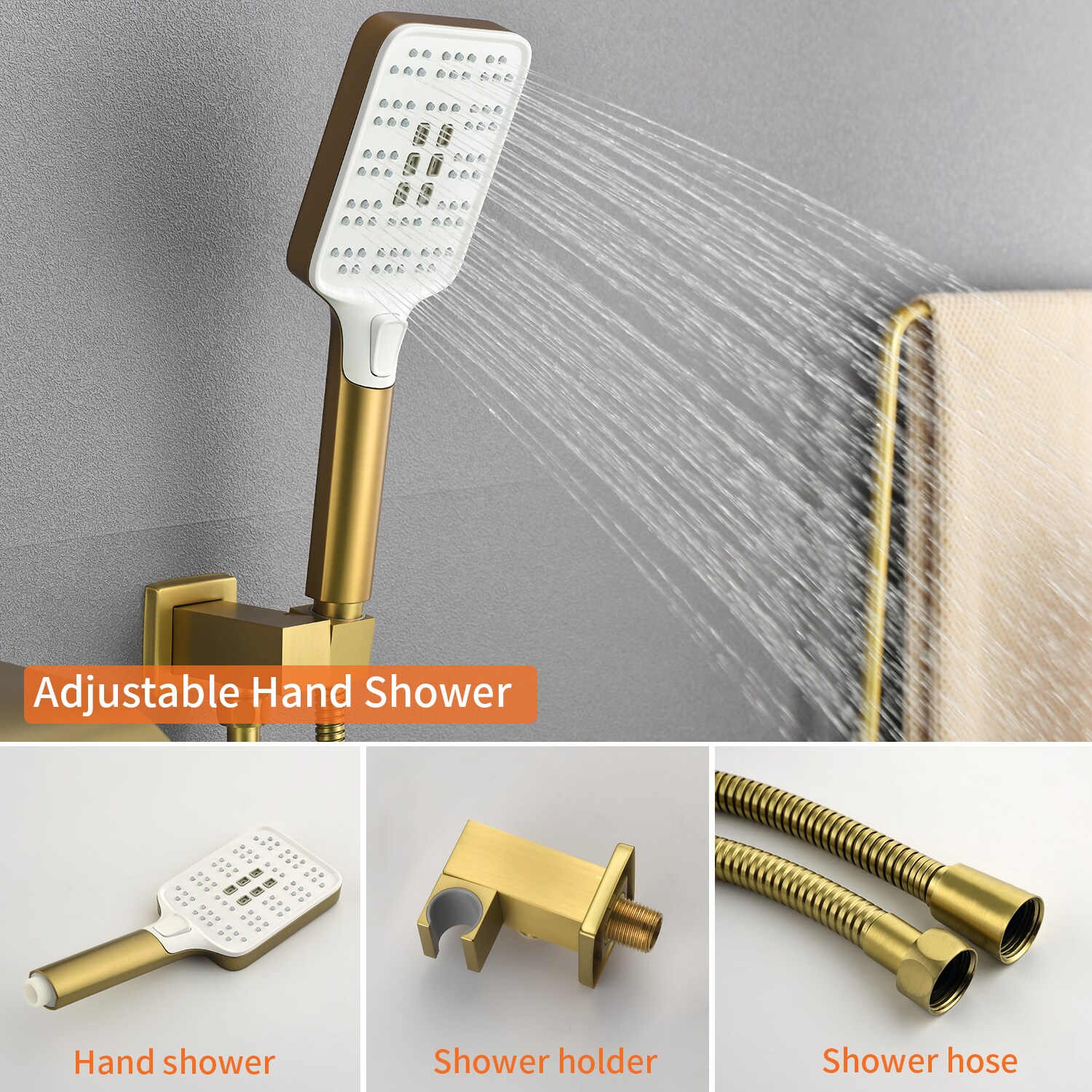 WELLFOR SPA-88020BG Roman-Tub-Faucets - View #7