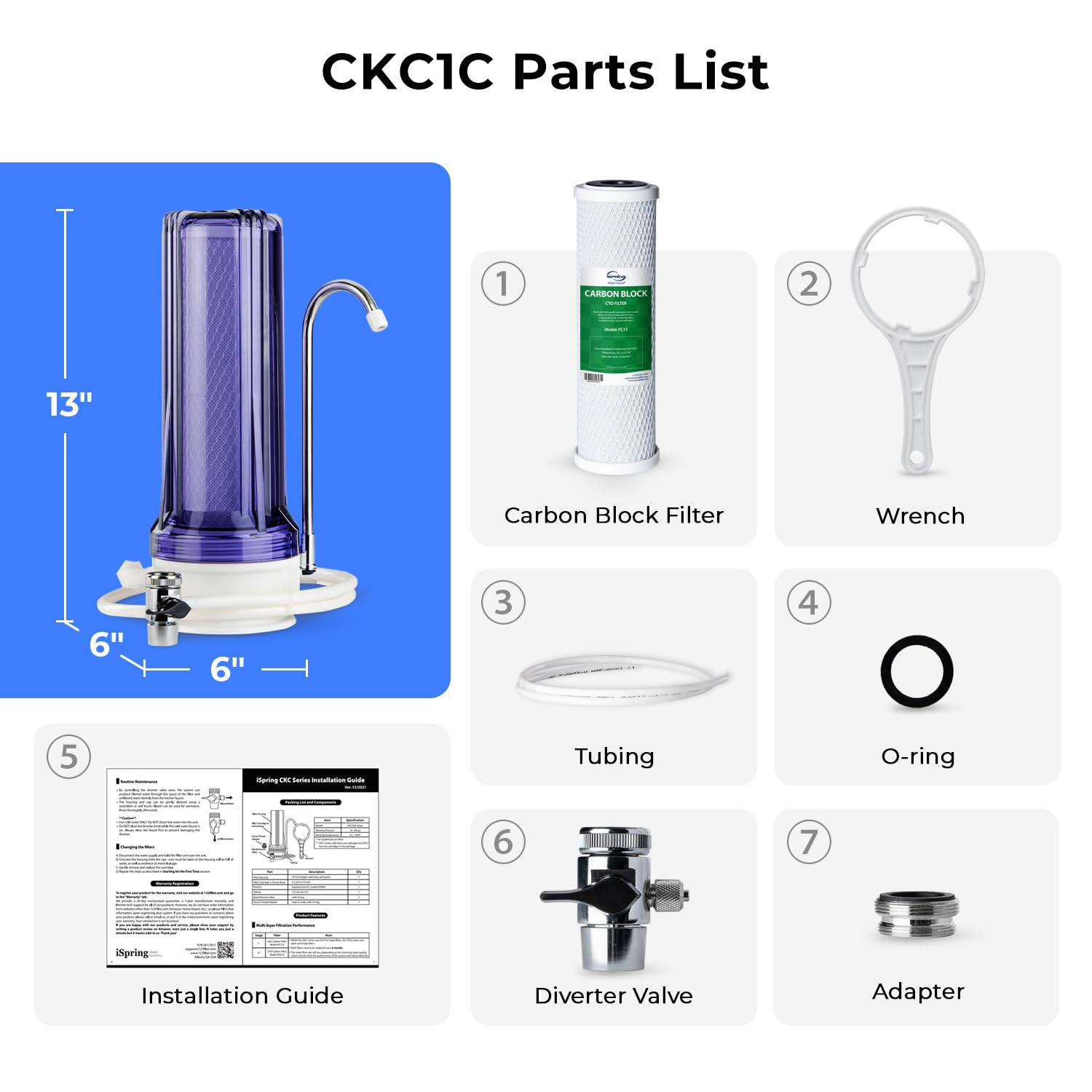 iSpring CKC1C Faucet-Mount-Filters - View #7