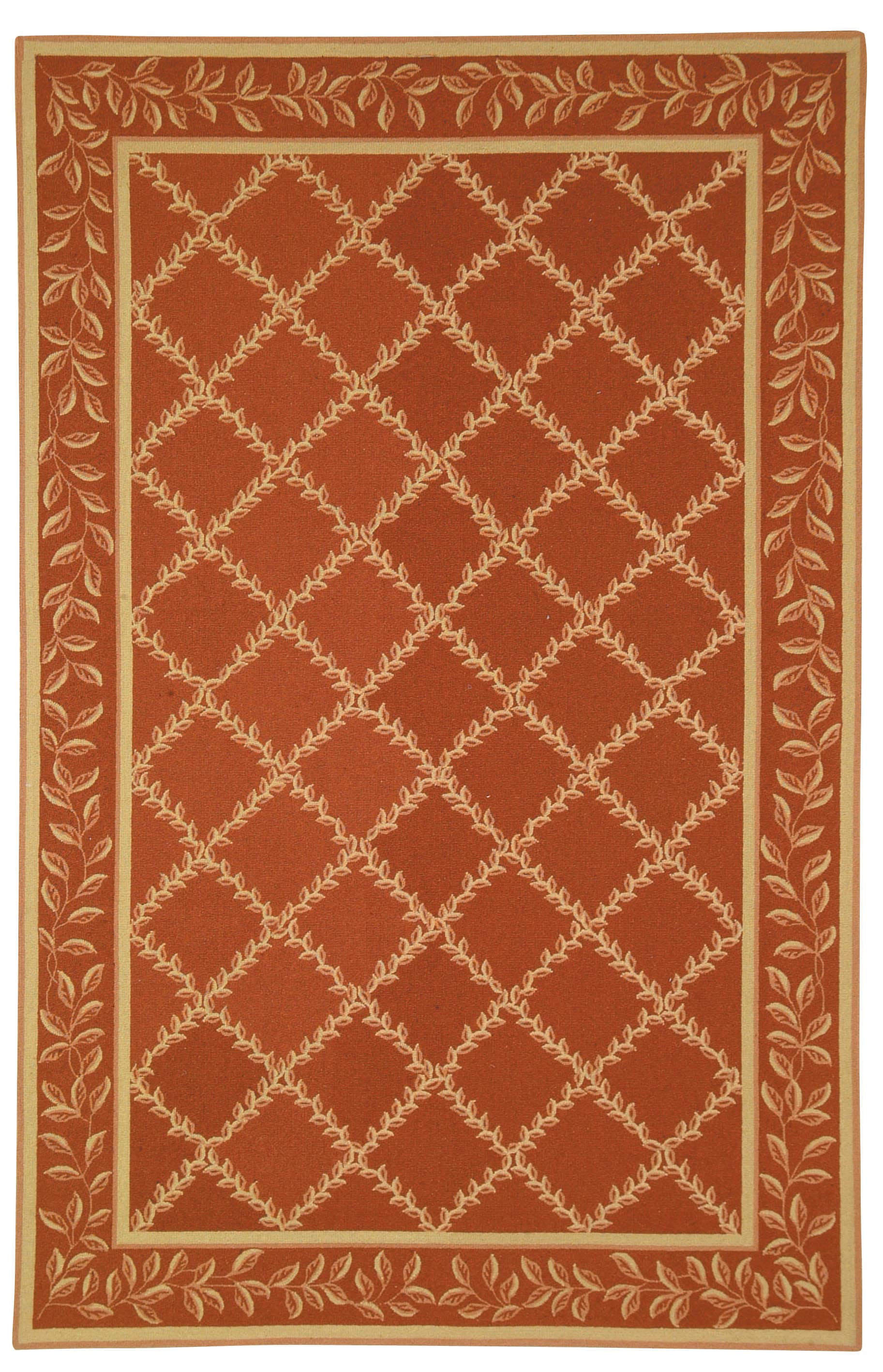 Ivory Floral Tufted Handmade Wool 6' x 9' Area Rug