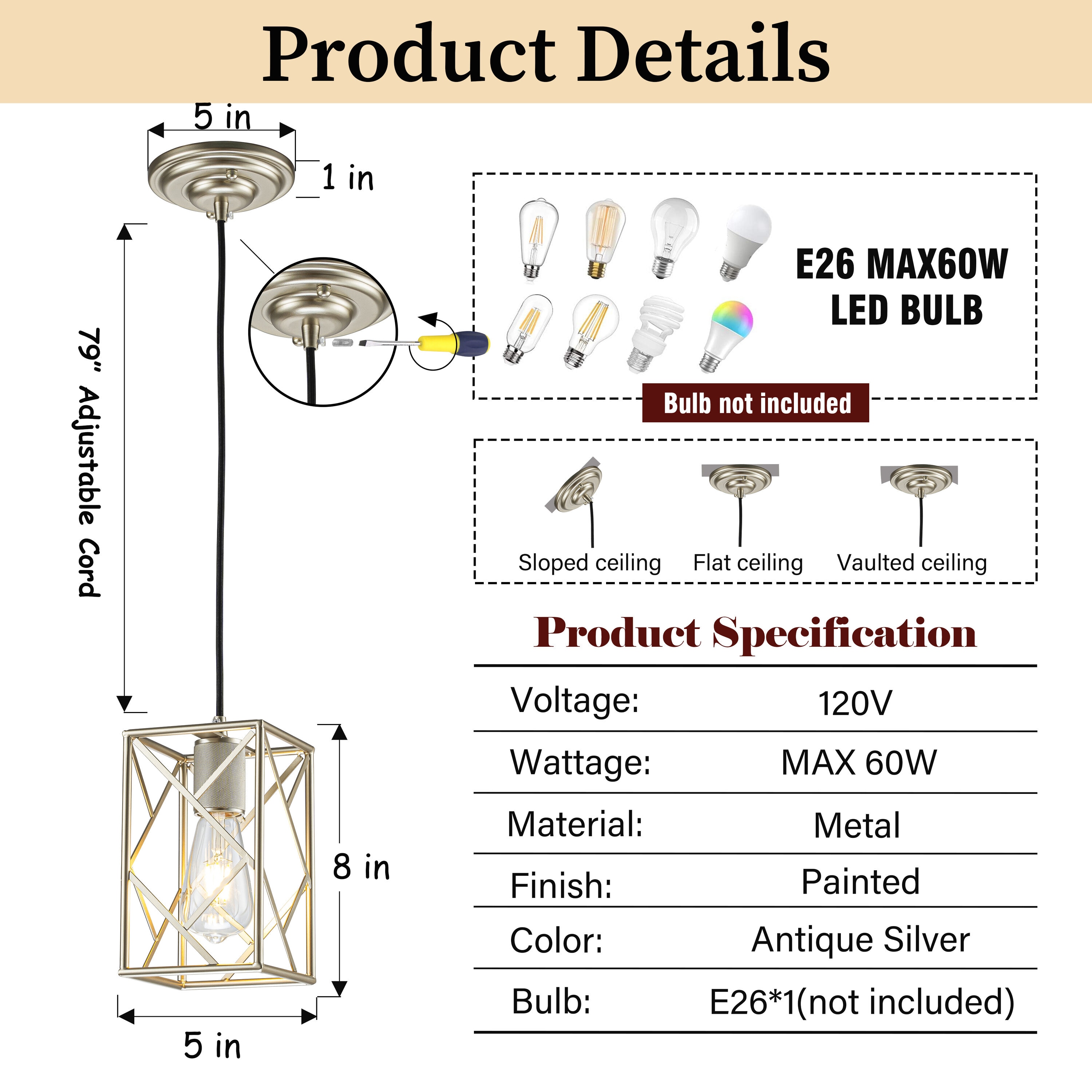 AloaDecor Lighting L7184D13CS01A Pendant-Lights - View #3