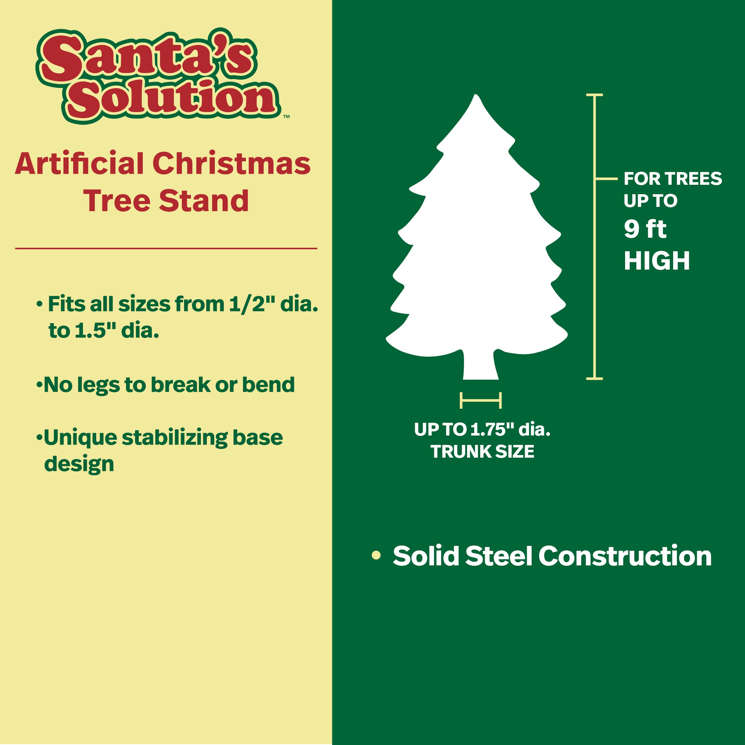 Black & Decker Christmas Smart Stand For Christmas Trees up to 9ft, 1.09  Gallon