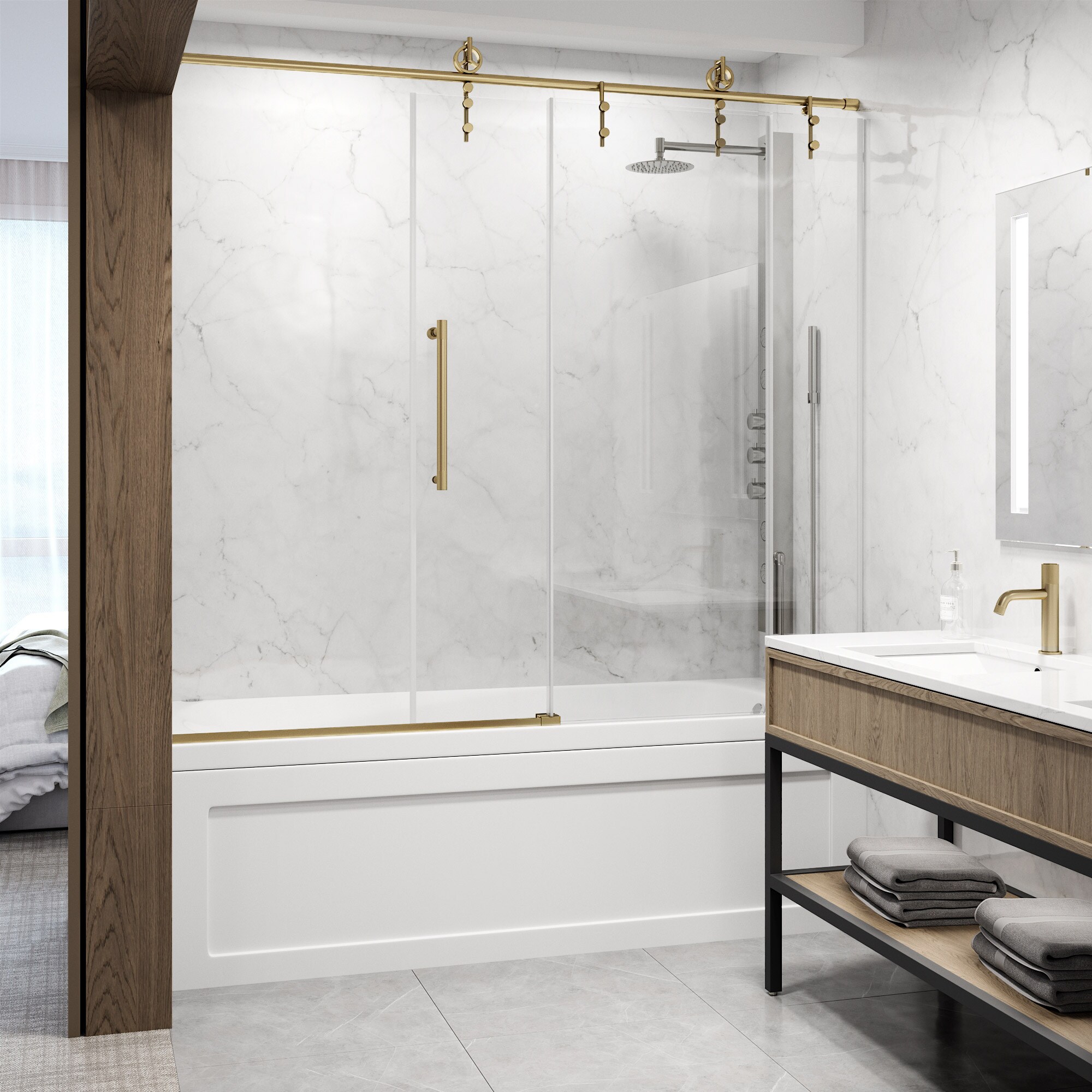 VIGO VG6049MGCL6068 Bathtub-Doors - View #7