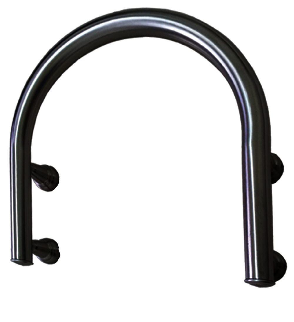 ARISTA MFA8802-UTSB-MB Multifunction grab bar 12-in Black Wall mount ADA Compliant Grab Bar ( 250-lb Weight Capacity )