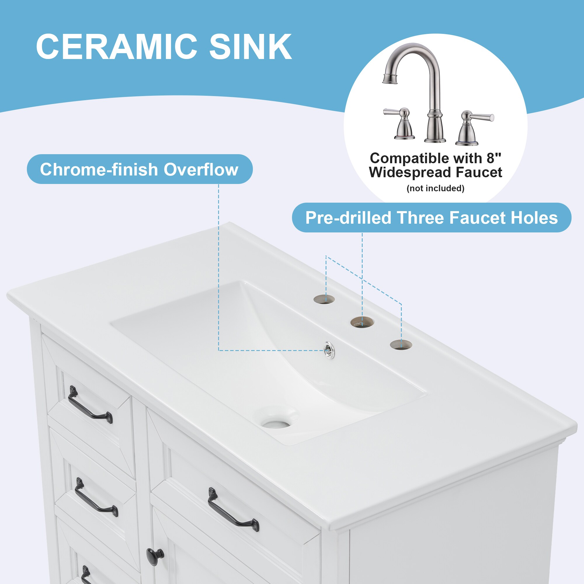 Tatayosi RY-P296118K Bath-Vanity-Combo - View #6