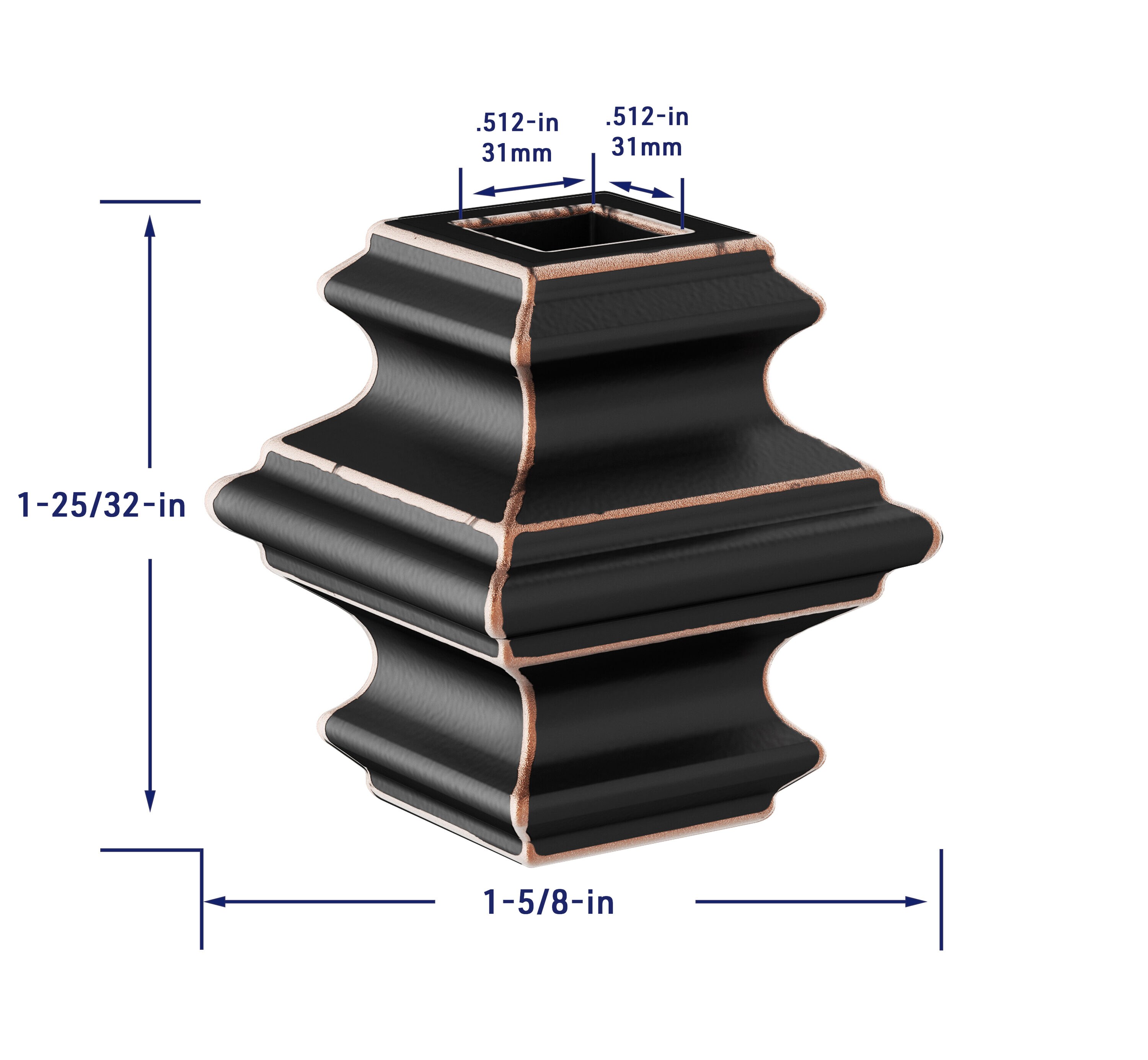 Crown Heritage 4983832RC Interior-Stairpart-Balusters - View #2