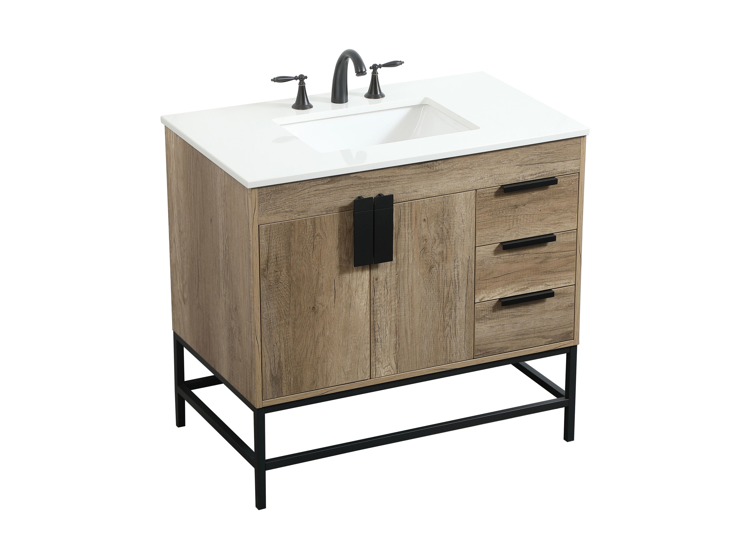 Elegant Decor HF146508NT Bath-Vanity-Combo - View #9
