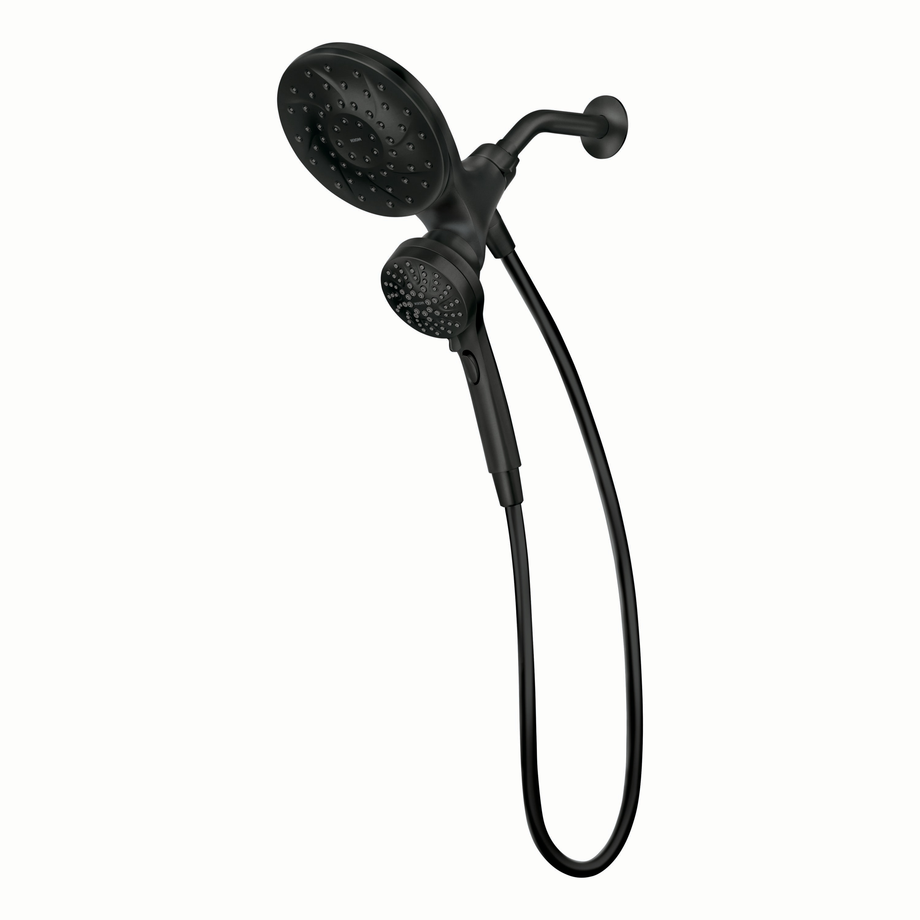 Moen Magnetix Engage Matte Black Dual/Combo Shower Head 2.5-GPM (9.5-LPM)
