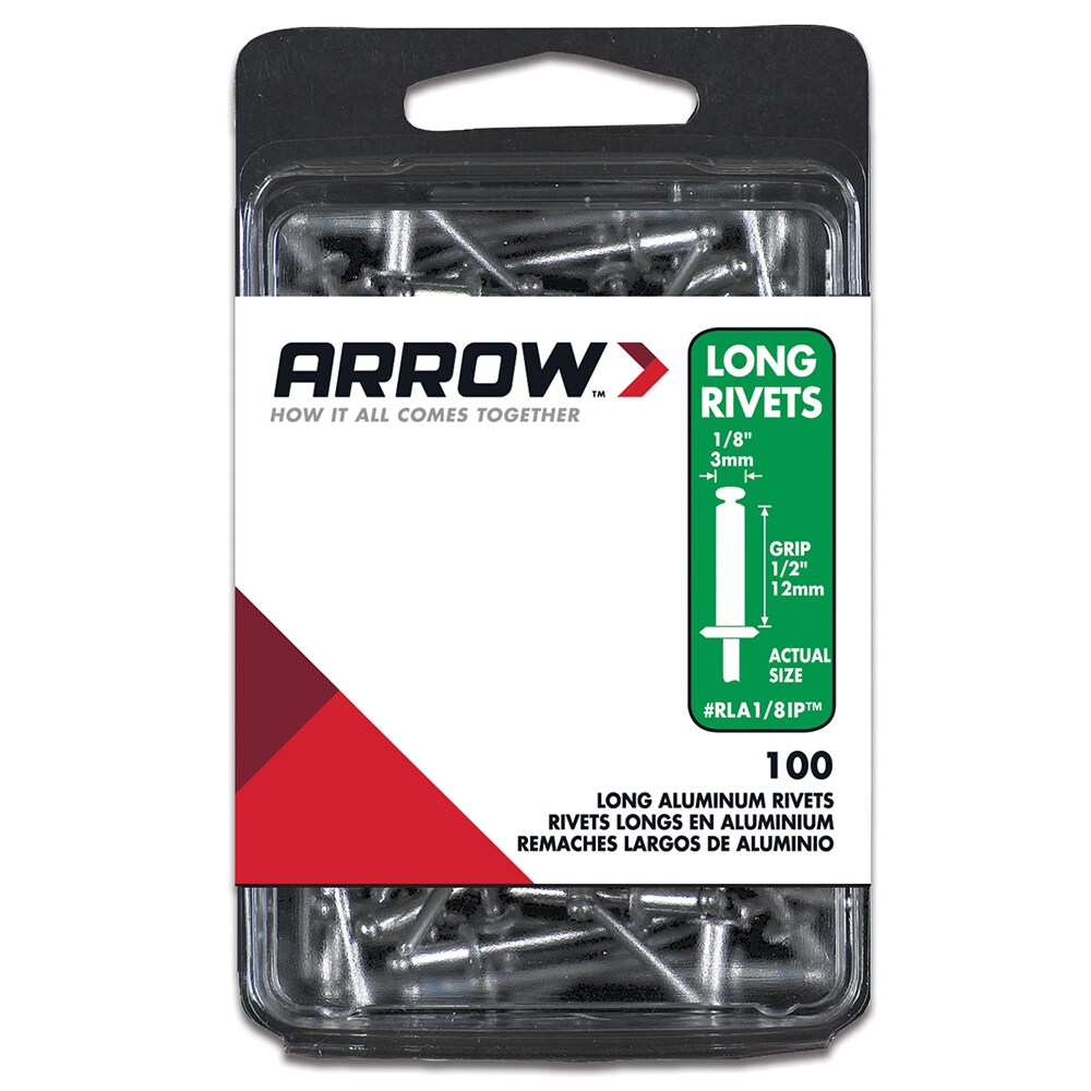 Arrow 6-Pack 0.5-in Aluminum/Brass/Steel Kit in the Grommets department at