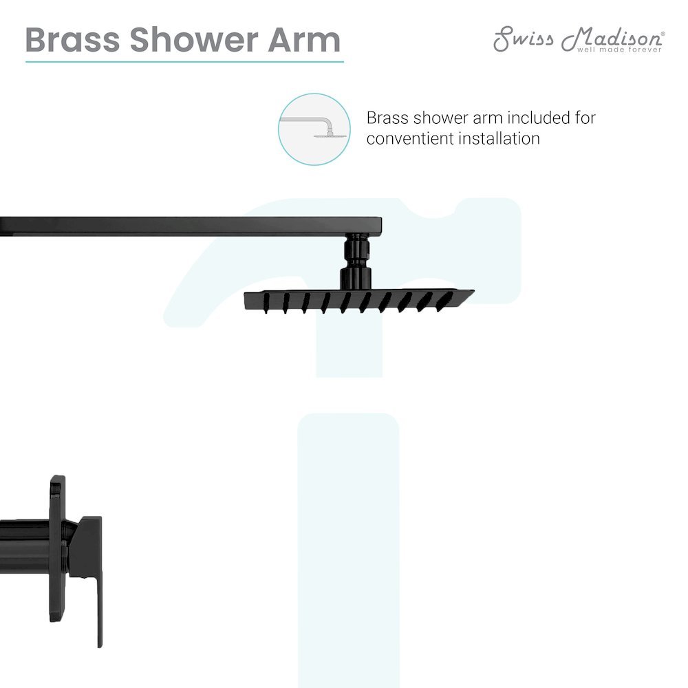 Swiss Madison SM-5-SH01MB Fixed-Showerhead - View #3
