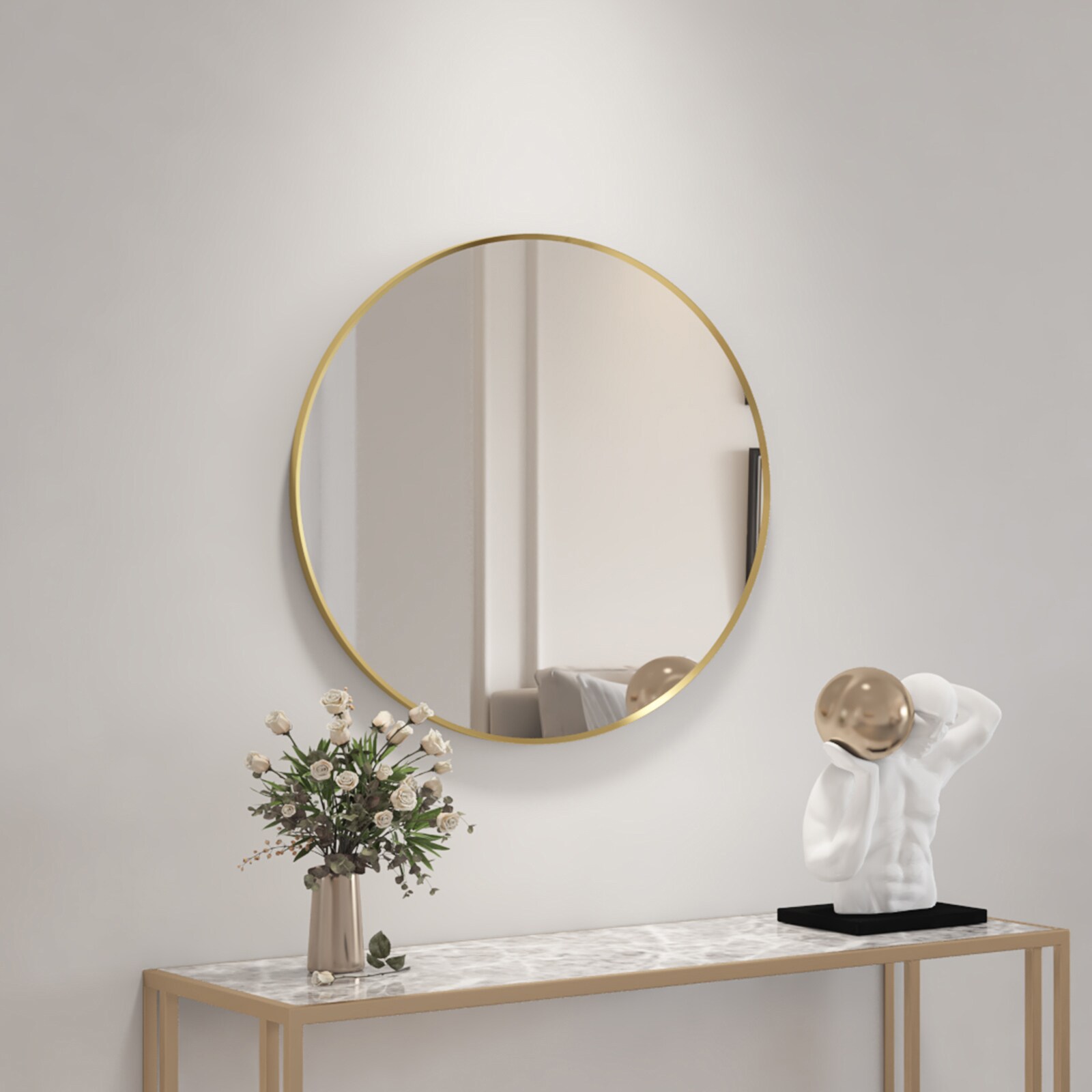 HomLux E69D004AEF Framed-Bath-Mirrors - View #9