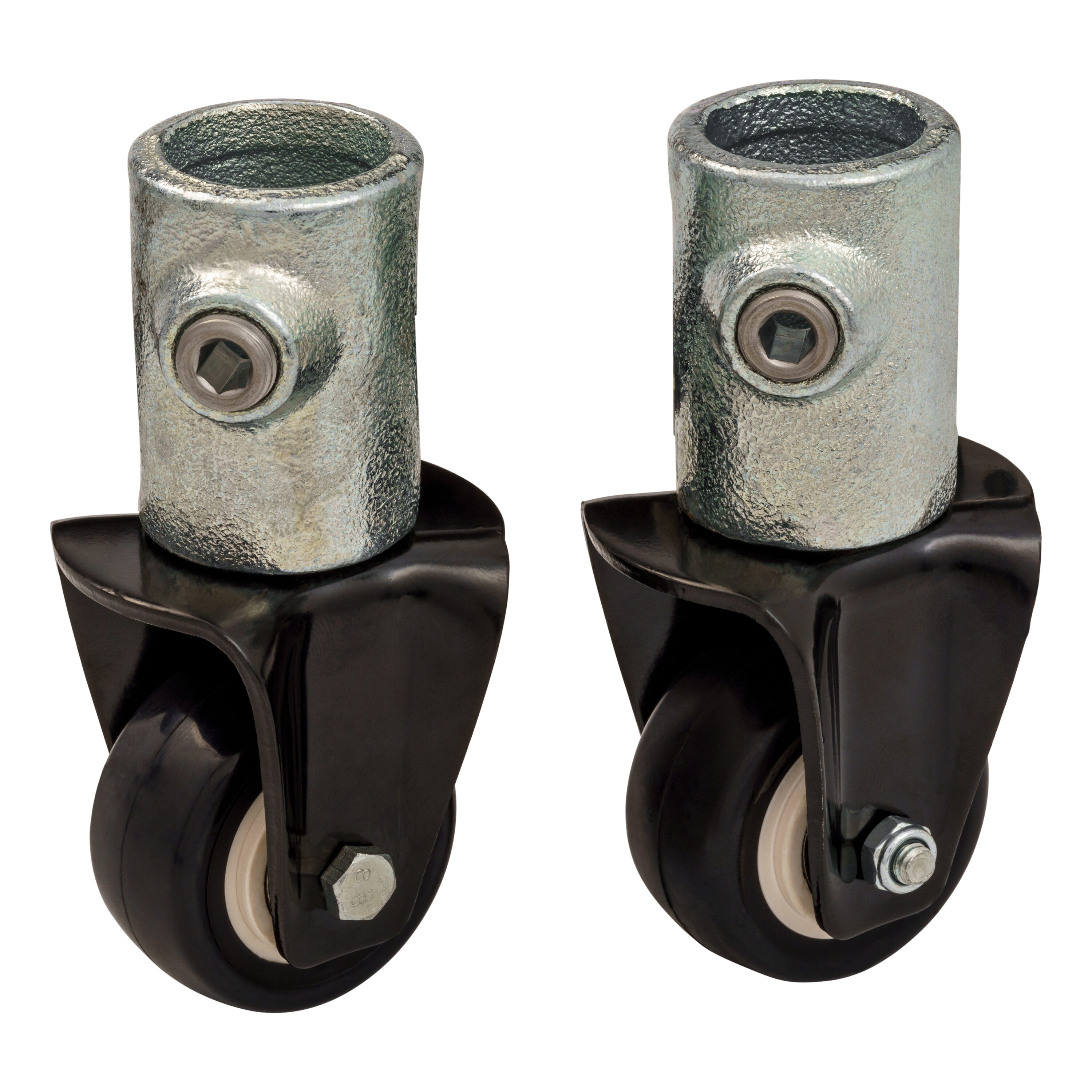 SteelTek 678-614 2 -Pack 1-1/2-in Rubber Caster