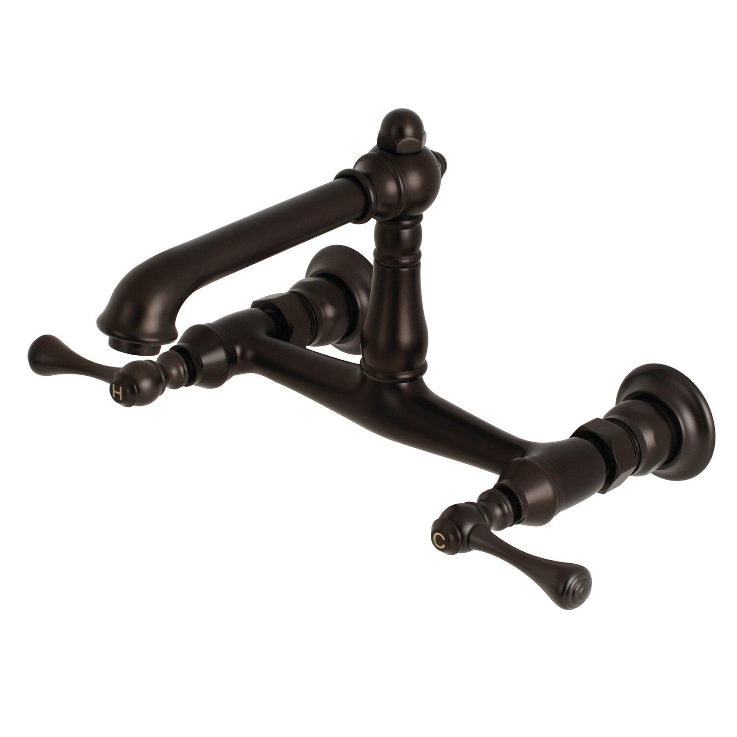 Kingston Brass English Country KS7247AX Two-Handle 2-Hole Wall