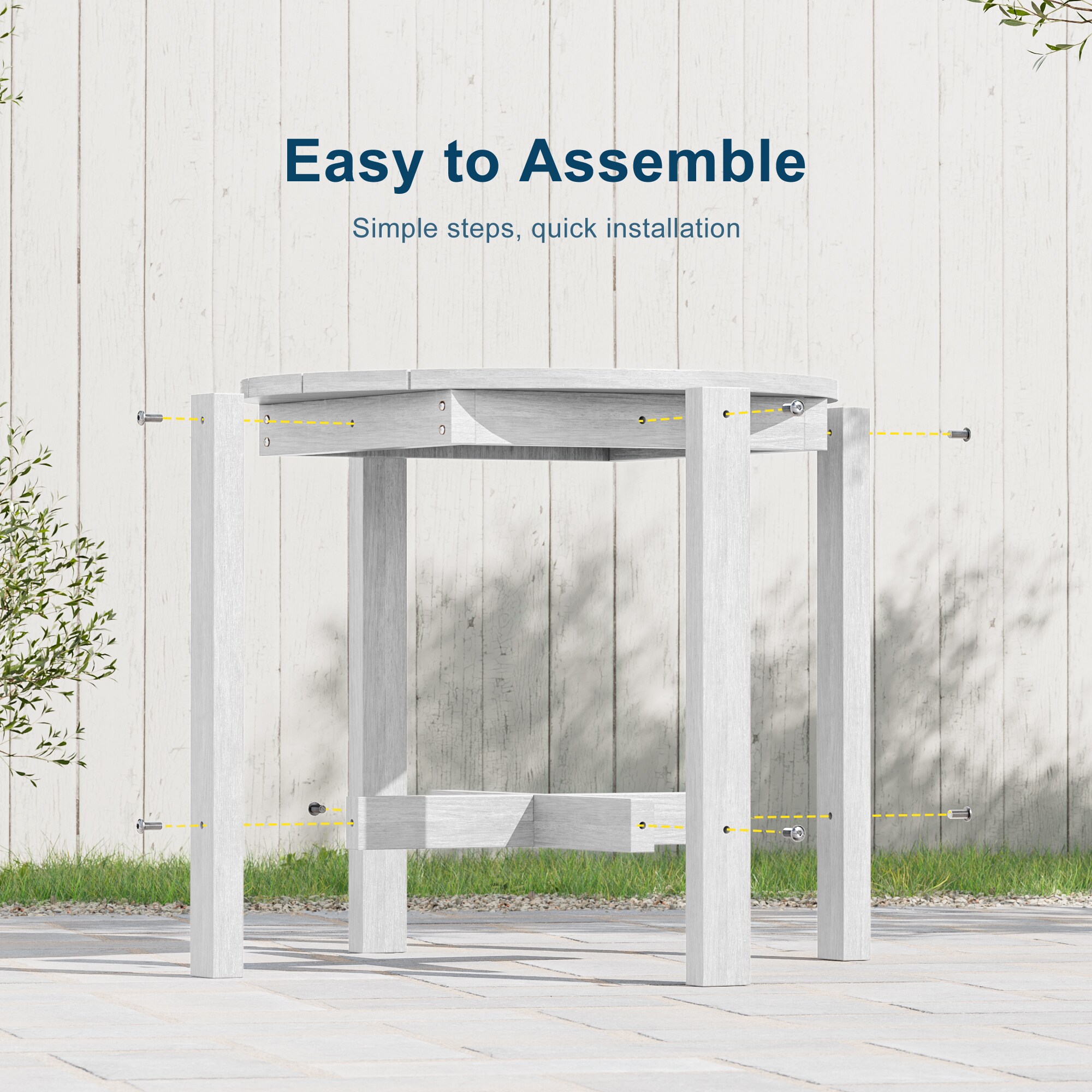 Sonkuki SD-24WT Patio-Tables - View #5
