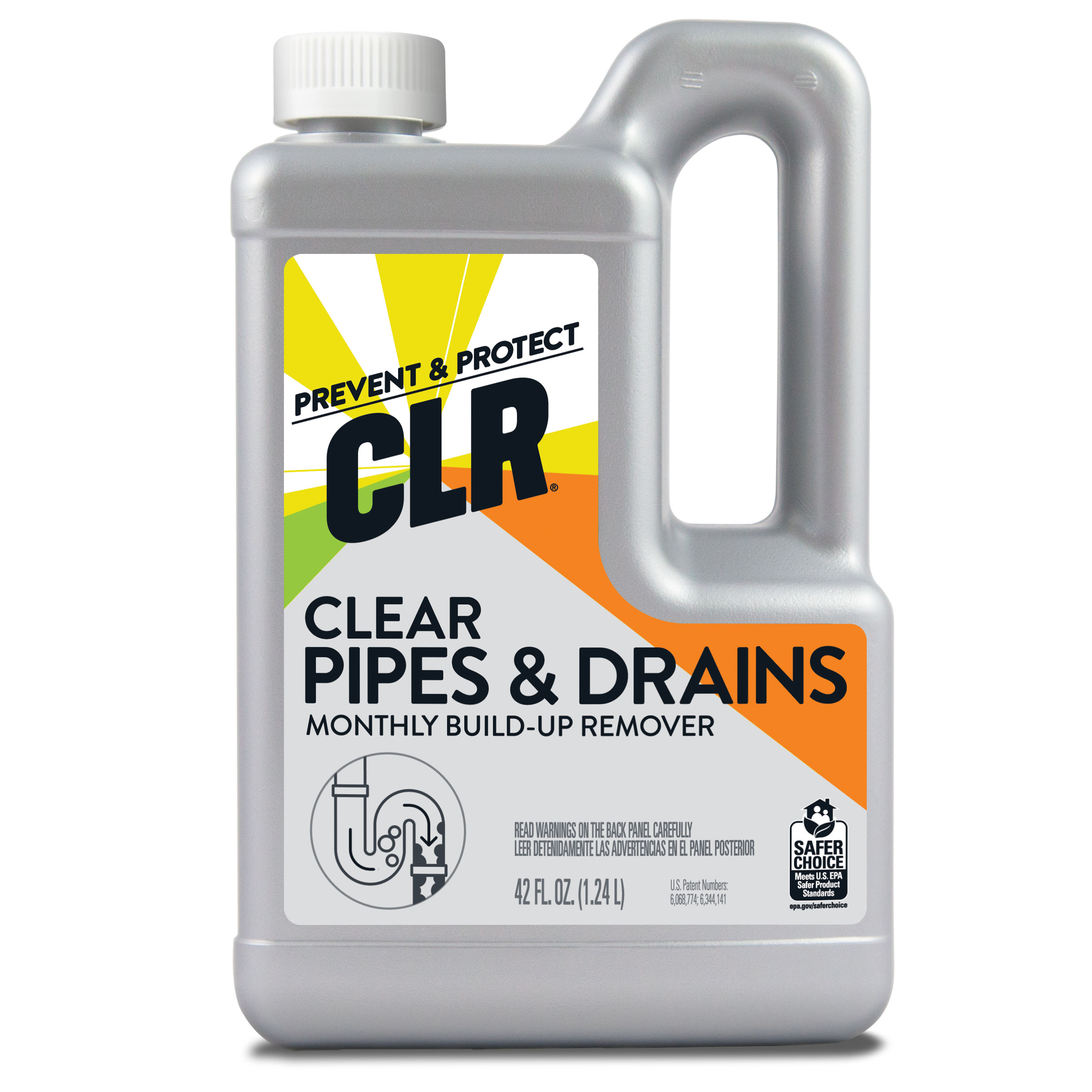 CLR Clear Pipes and Drains - Eco-Friendly Liquid Drain Cleaner, Safe for  Septic Tanks, Non-Corrosive, Deodorizing